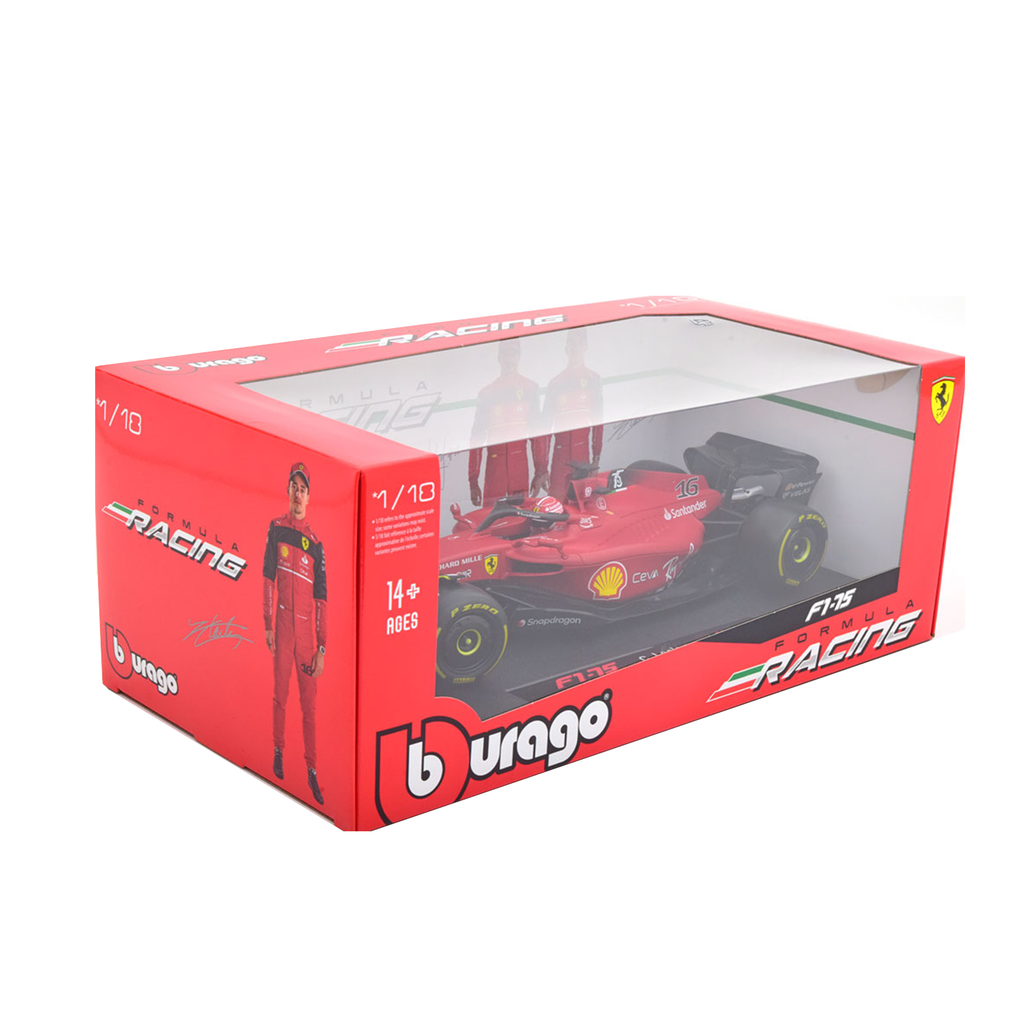 Formula 1 Miniatura 2022 Scuderia Ferrari F1 75 Charles Leclerc 16