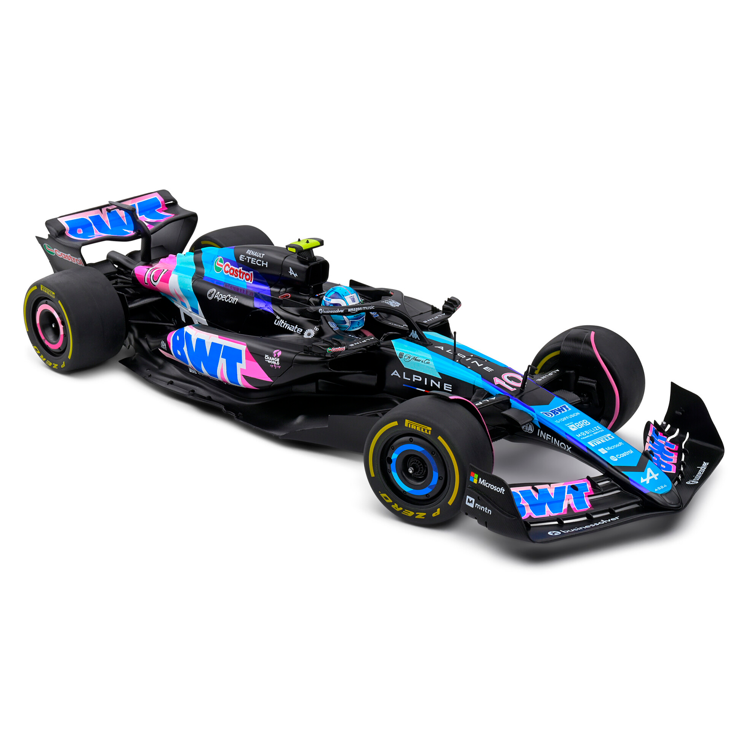 (2024) F1 Miniatura Alpine A524 Pierre Gasly Mônaco 1:18