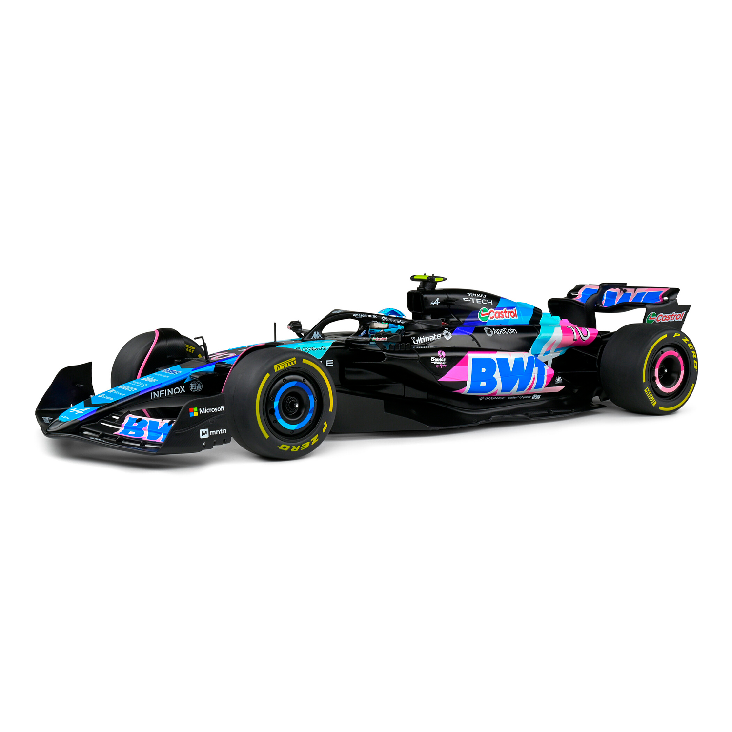 (2024) F1 Miniatura Alpine A524 Pierre Gasly Mônaco 1:18