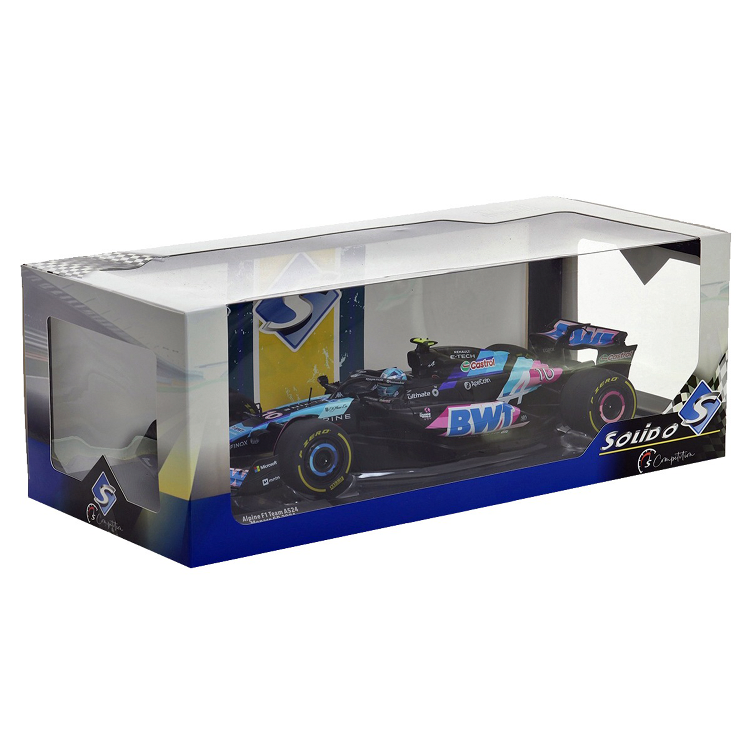 (2024) F1 Miniatura Alpine A524 Pierre Gasly Mônaco 1:18