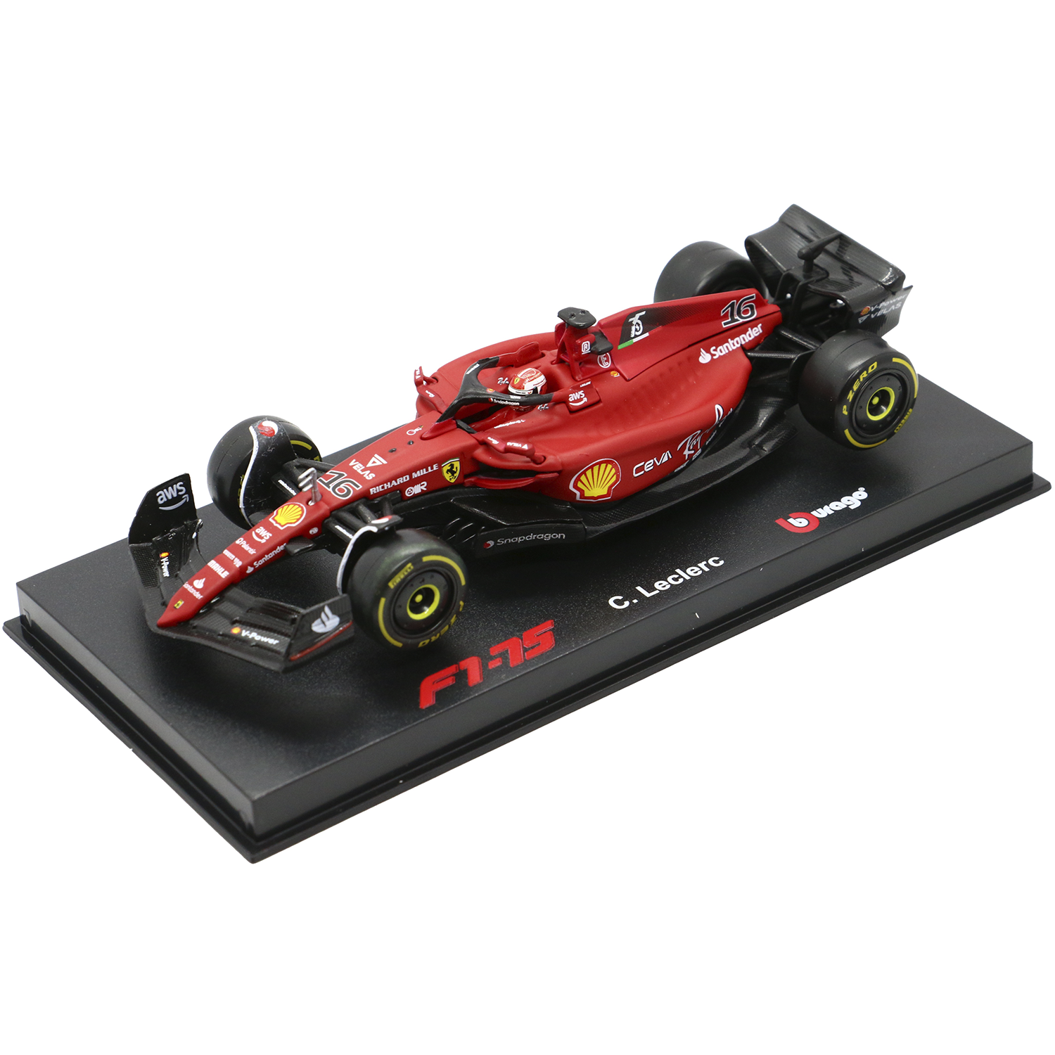 Formula 1 Miniatura 2022 Scuderia Ferrari F1 75 Charles Leclerc 16