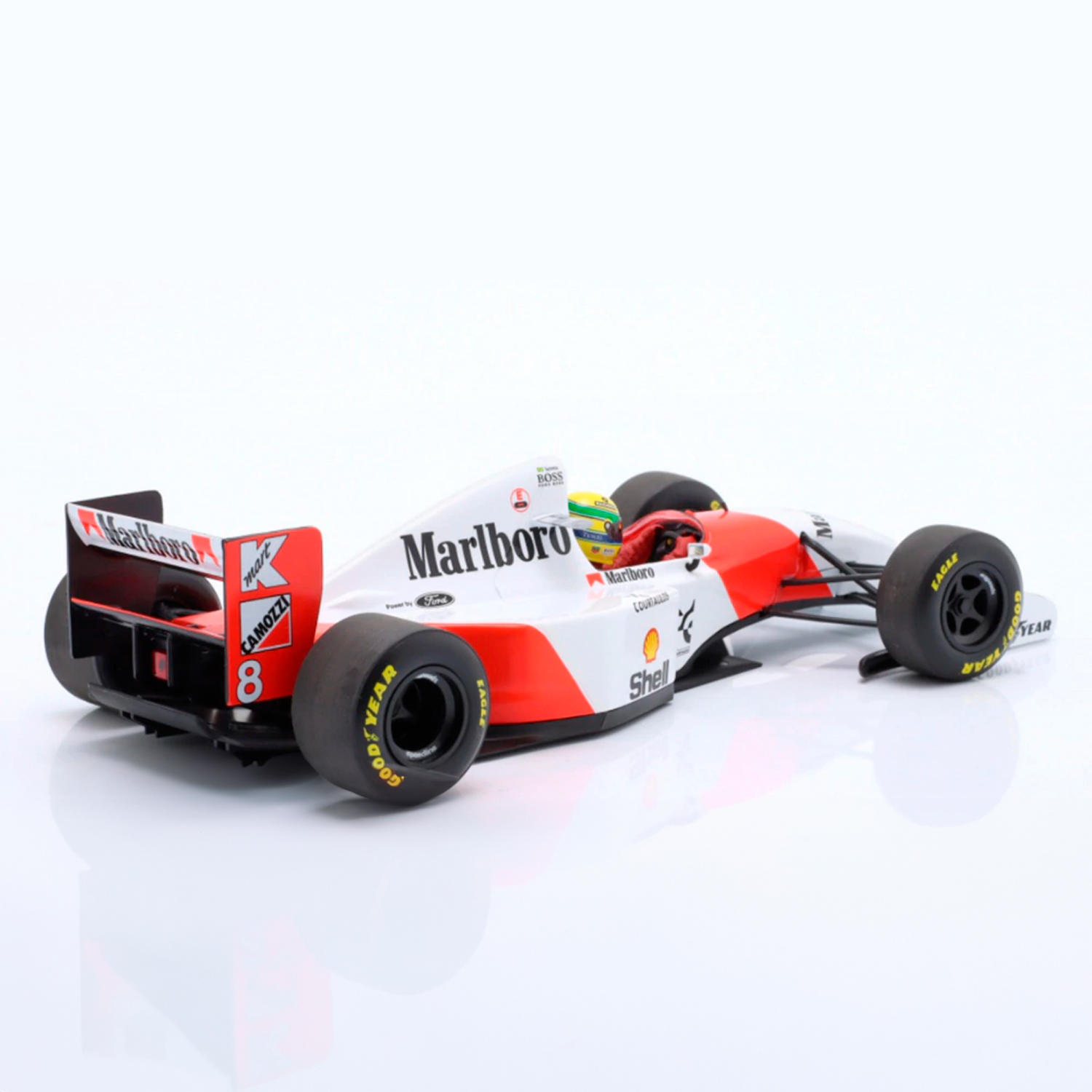 (1993) F1 Miniatura McLaren Honda MP4/8 Ayrton Senna 1:18