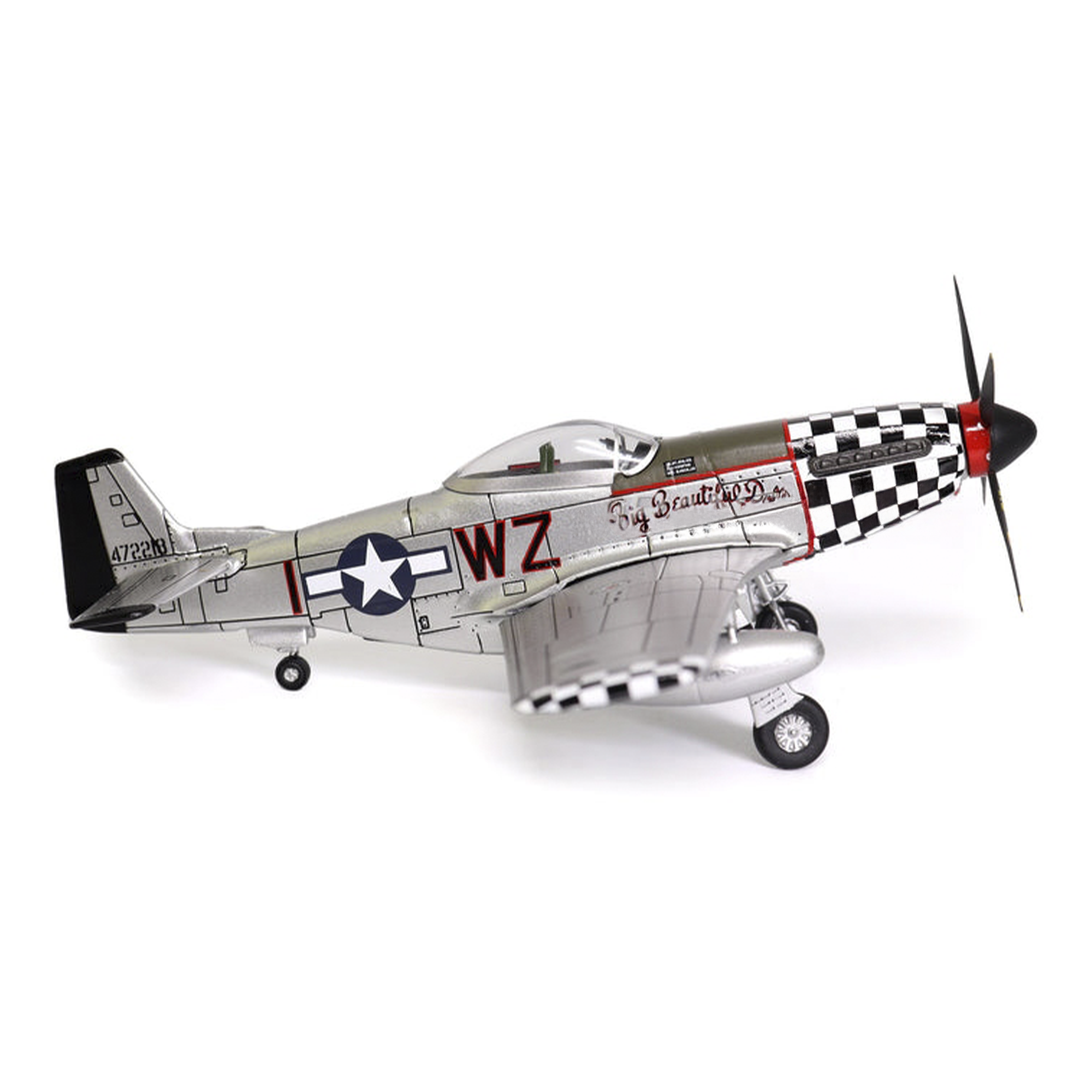 Miniatura Avião P-51D Mustang USA Motorcity Classics 1:72