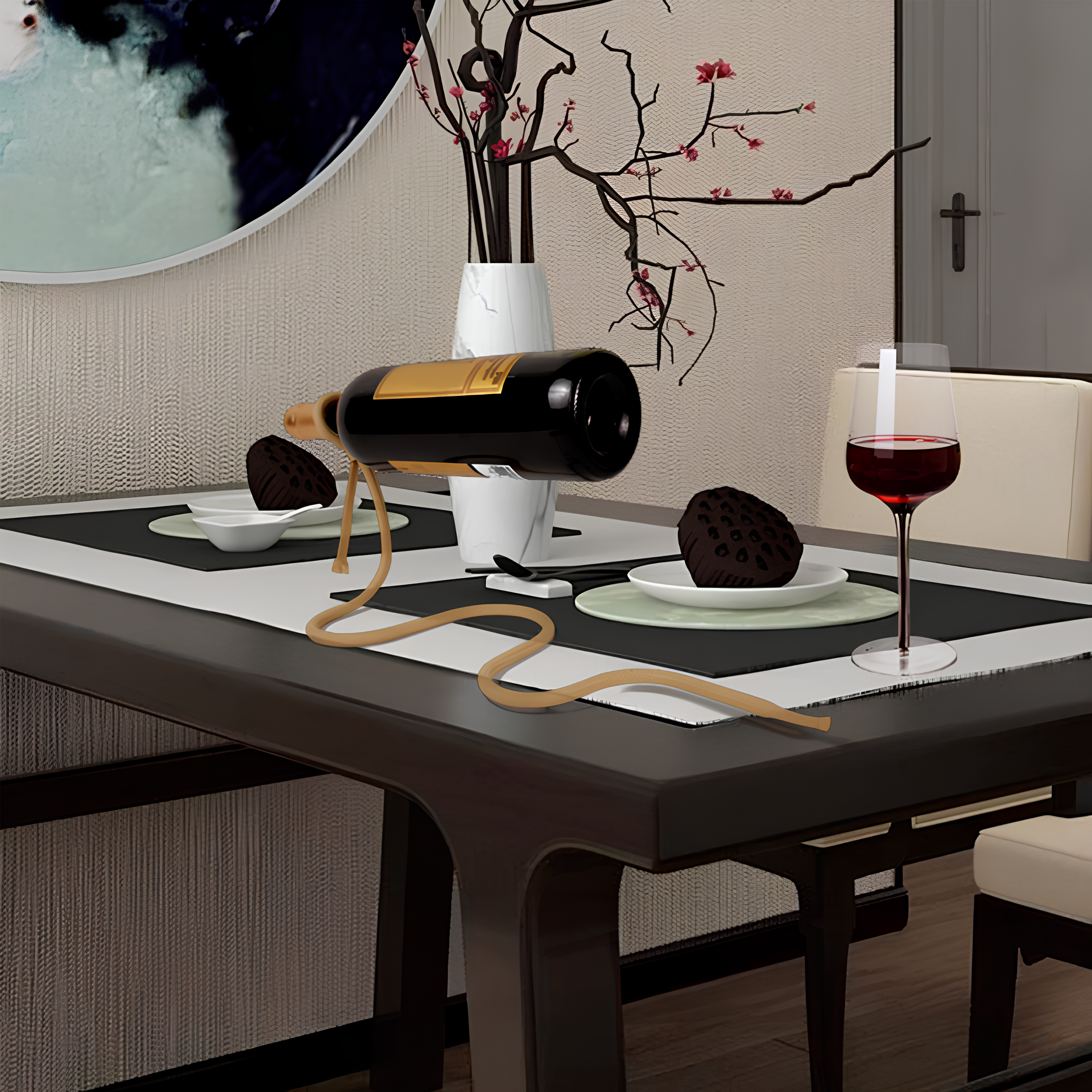 Suporte Para Garrafa Laço