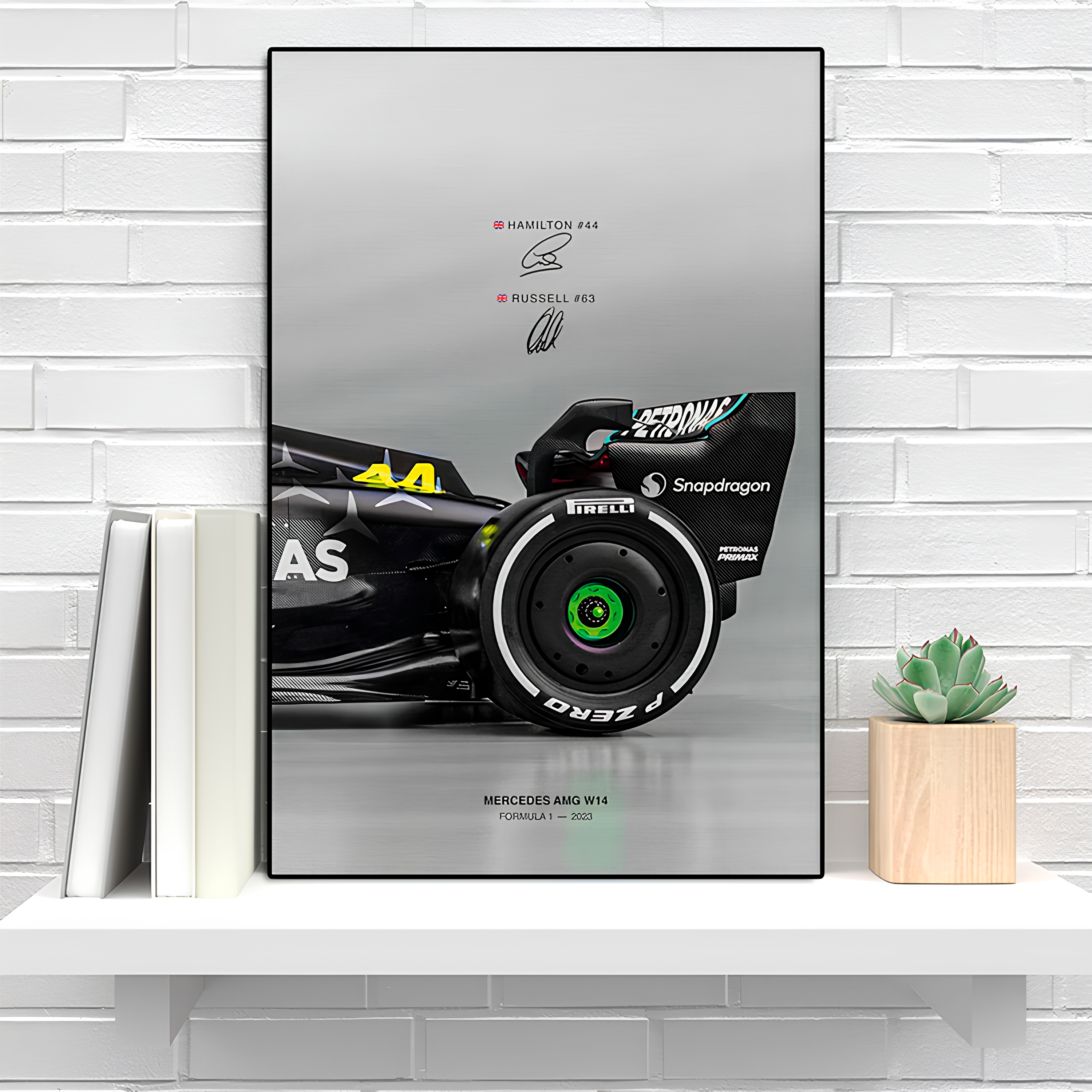 Pôster / Quadro Decorativo Mercedes-AMG W14 Fórmula 1