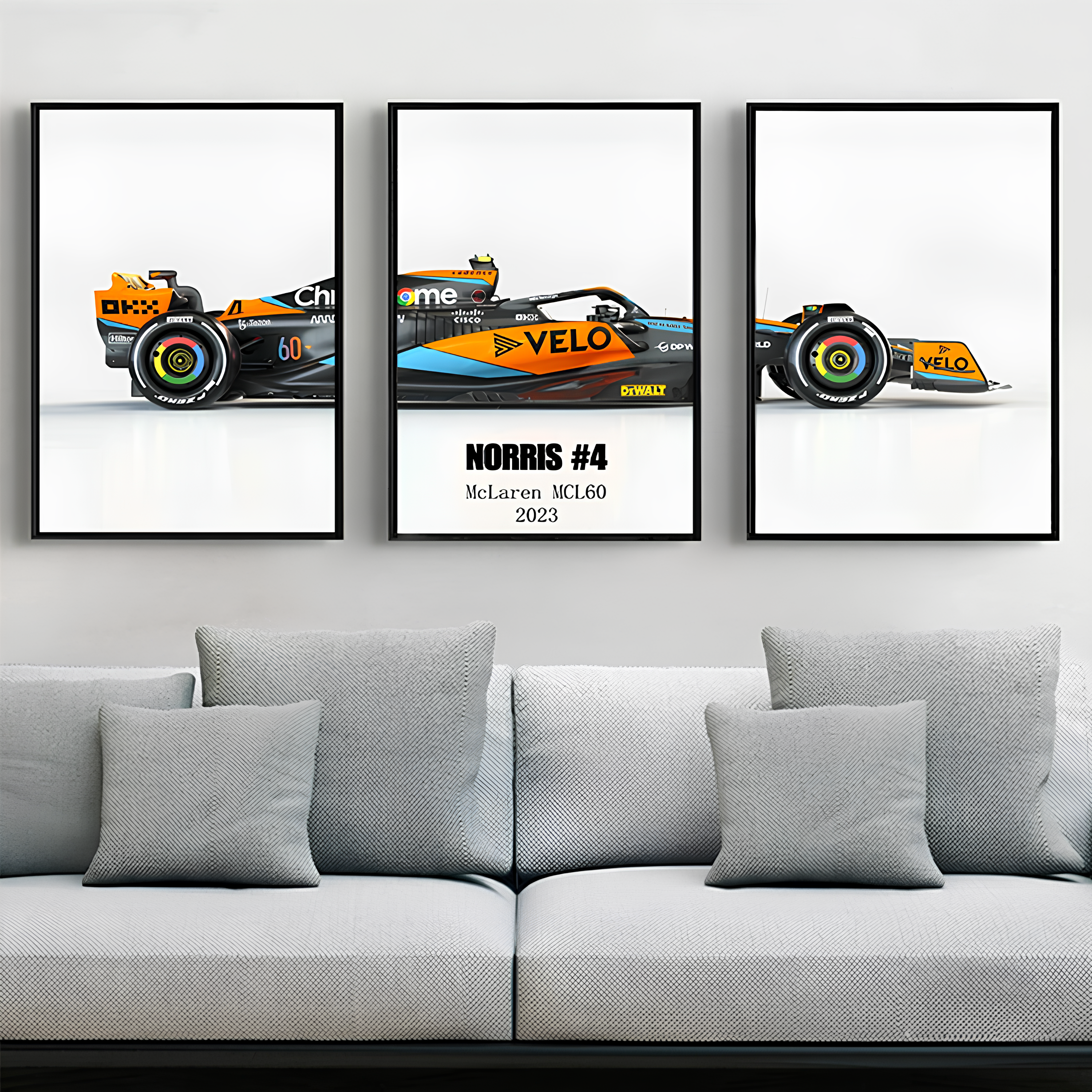 Pôster / Quadro Decorativo Fórmula 1 McLaren MCL60 #4