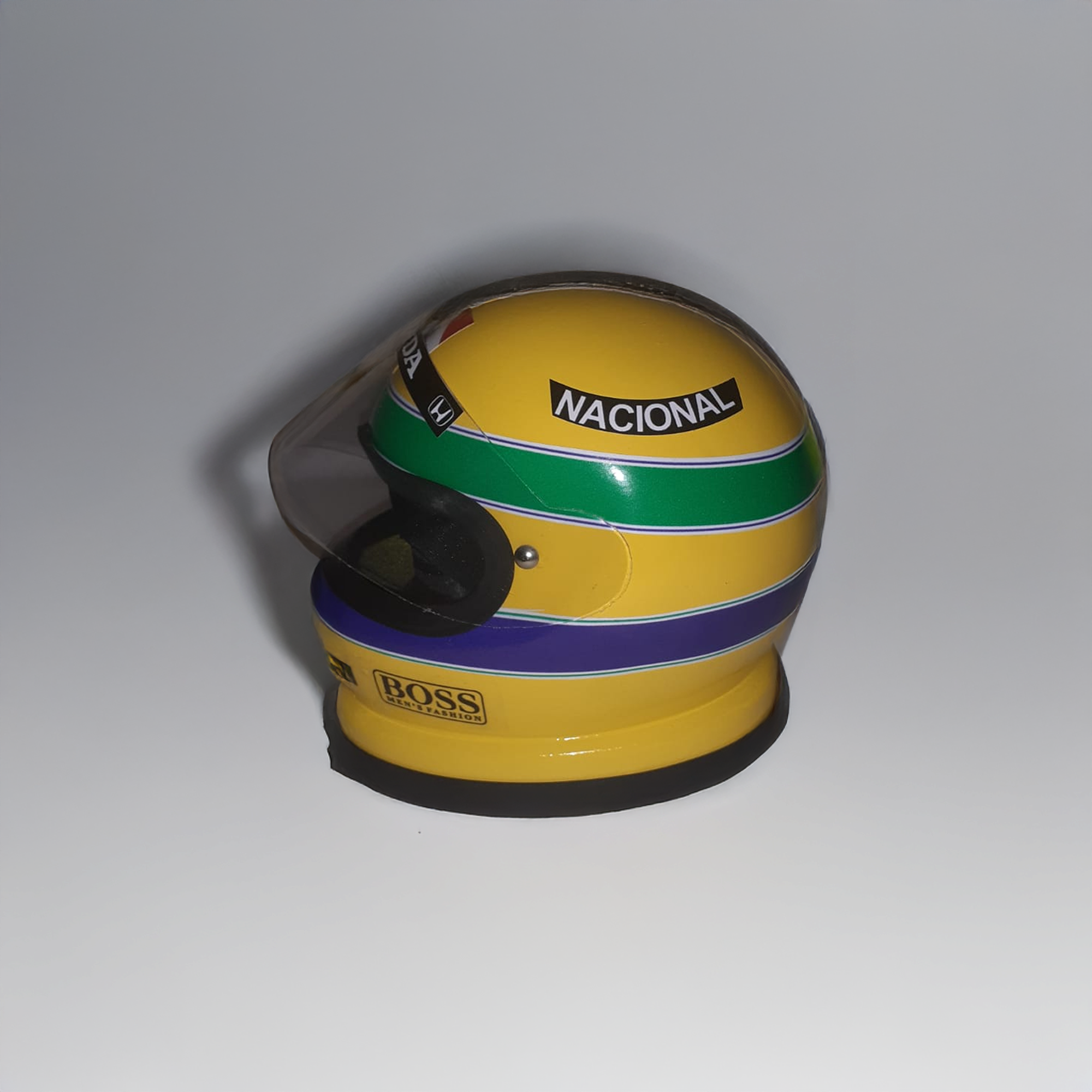 F1 Miniatura Capacete Ayrton Senna 1:2 1990