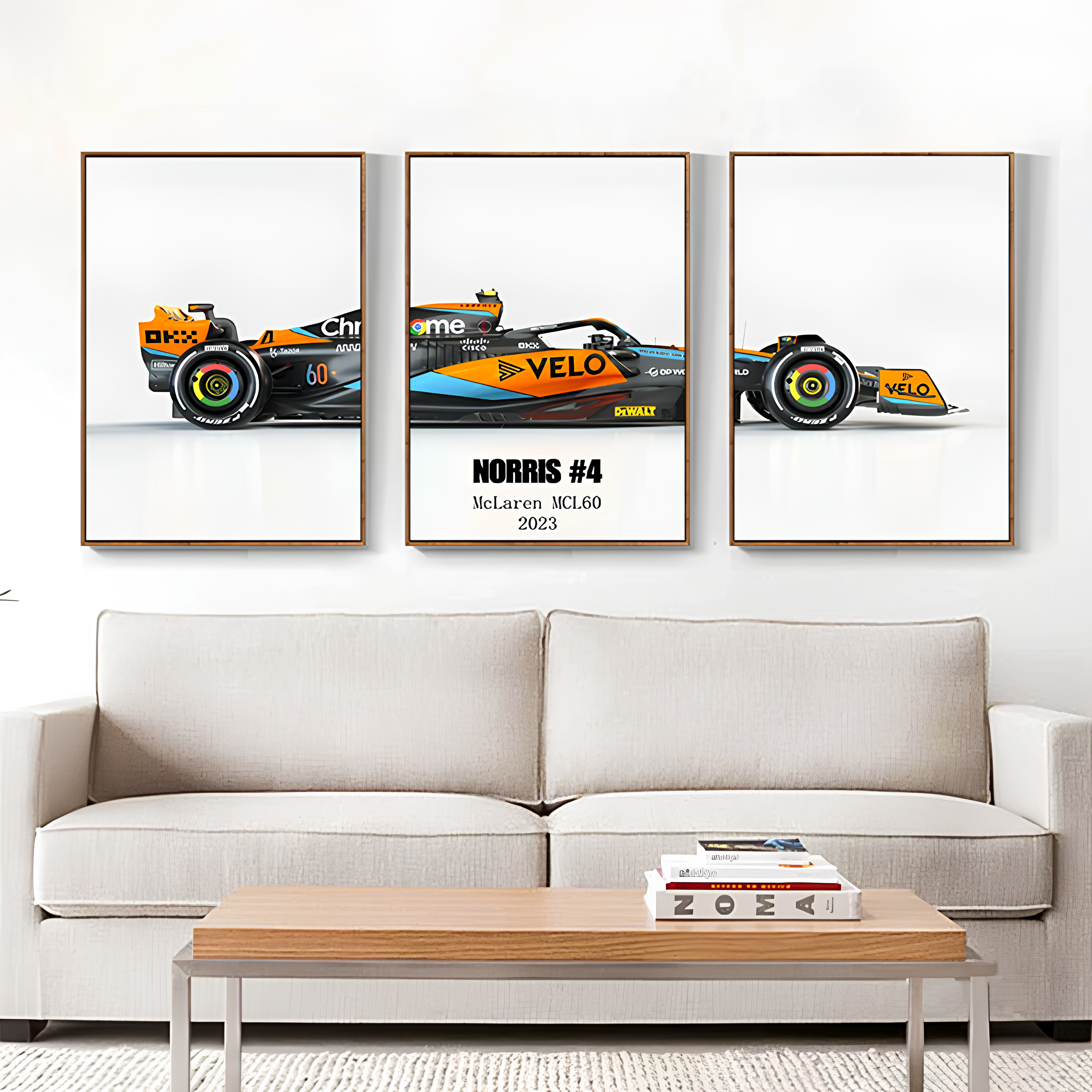 Pôster / Quadro Decorativo Fórmula 1 McLaren MCL60 #4