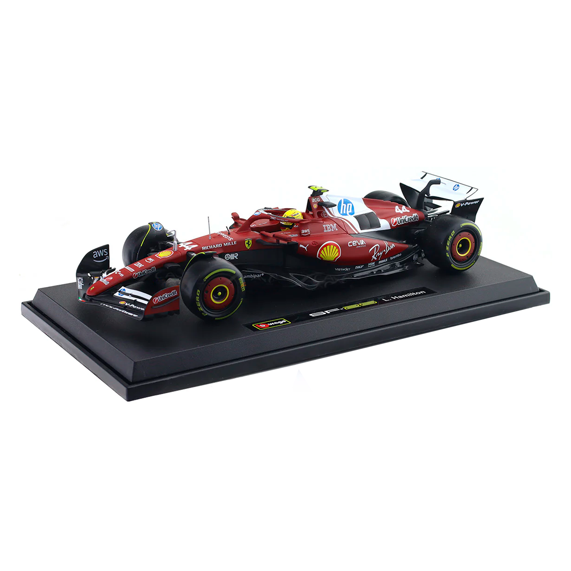 (2025) F1 Miniatura Scuderia Ferrari SF-25 1:18 Escala Grande