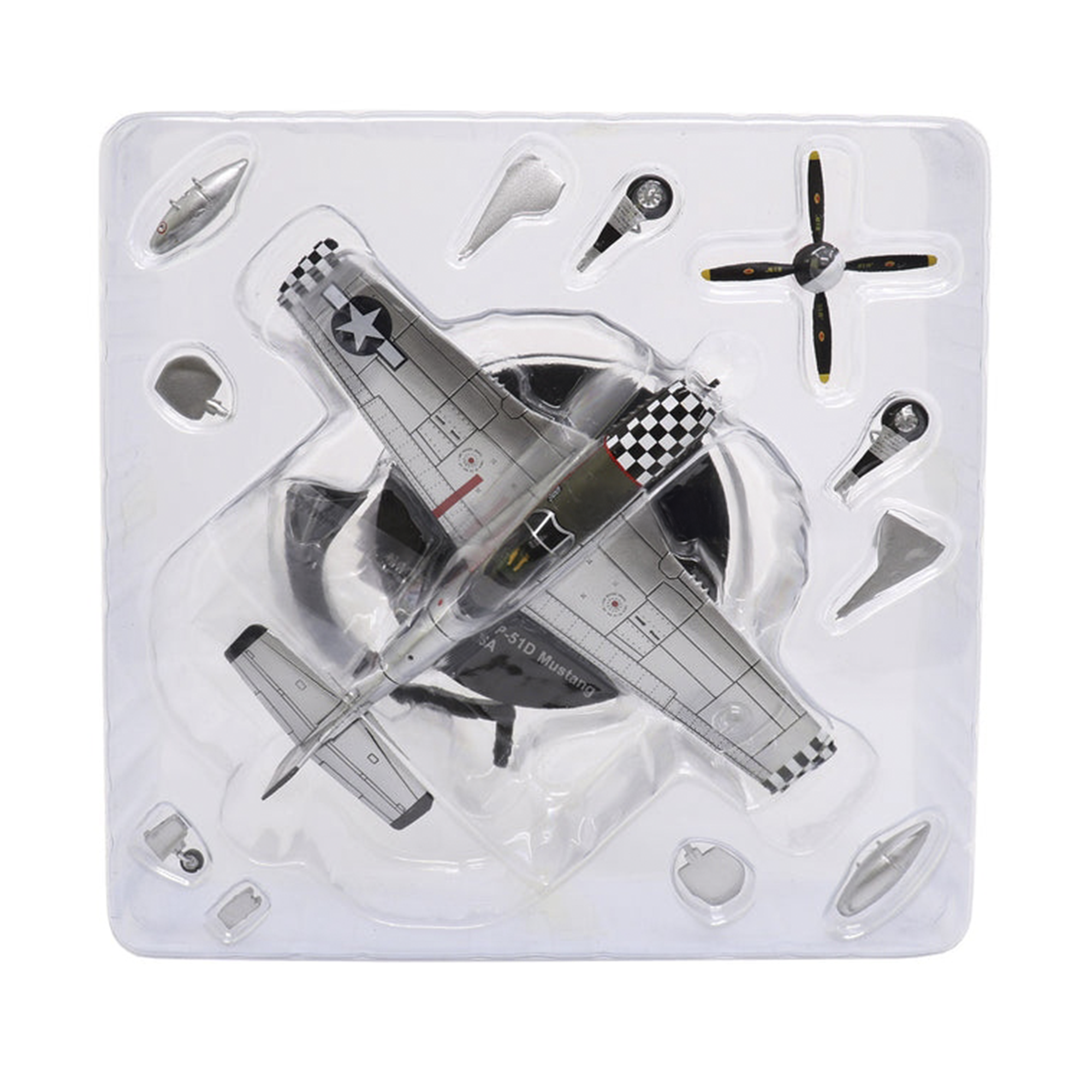 Miniatura Avião P-51D Mustang USA Motorcity Classics 1:72