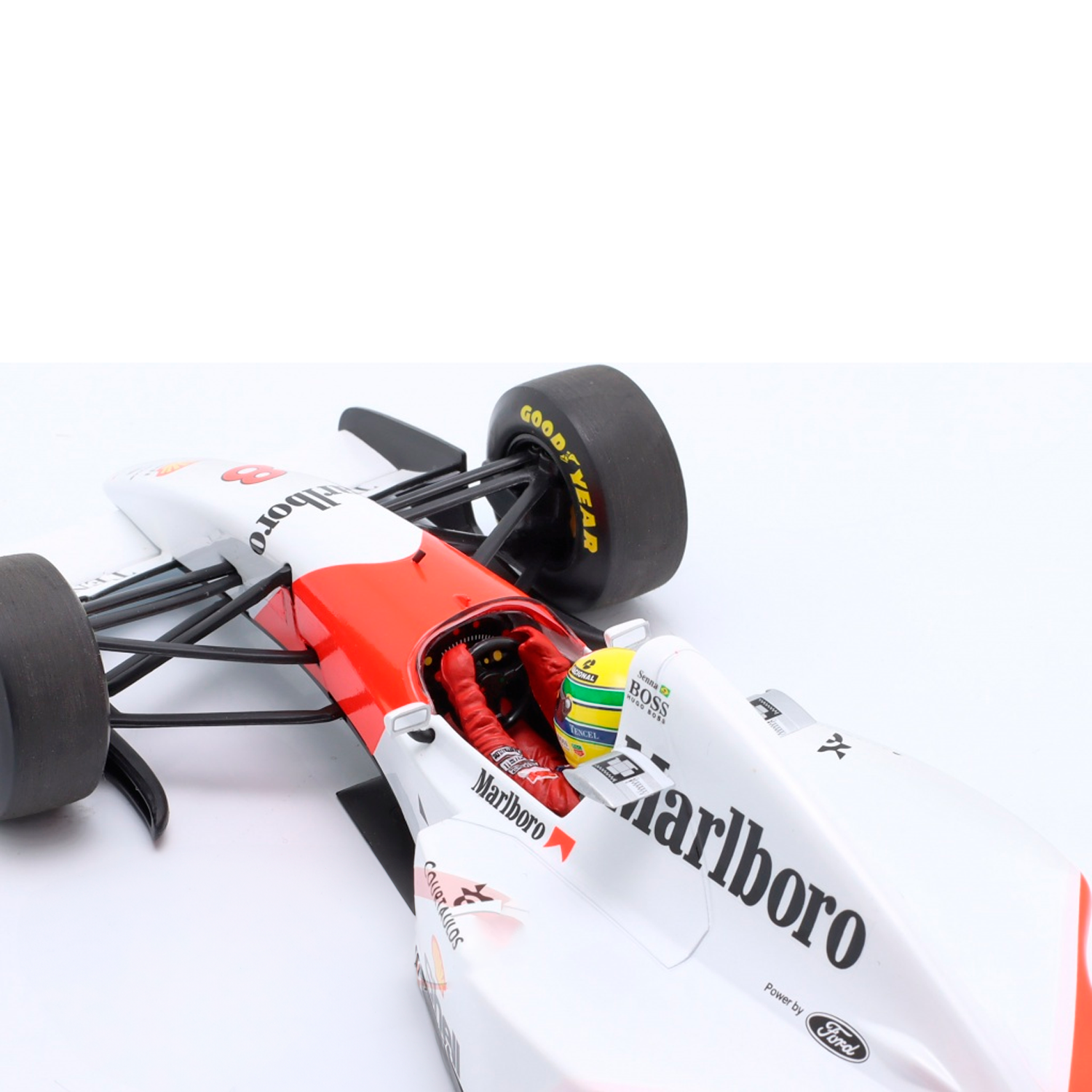 (1993) F1 Miniatura McLaren Honda MP4/8 Ayrton Senna 1:18