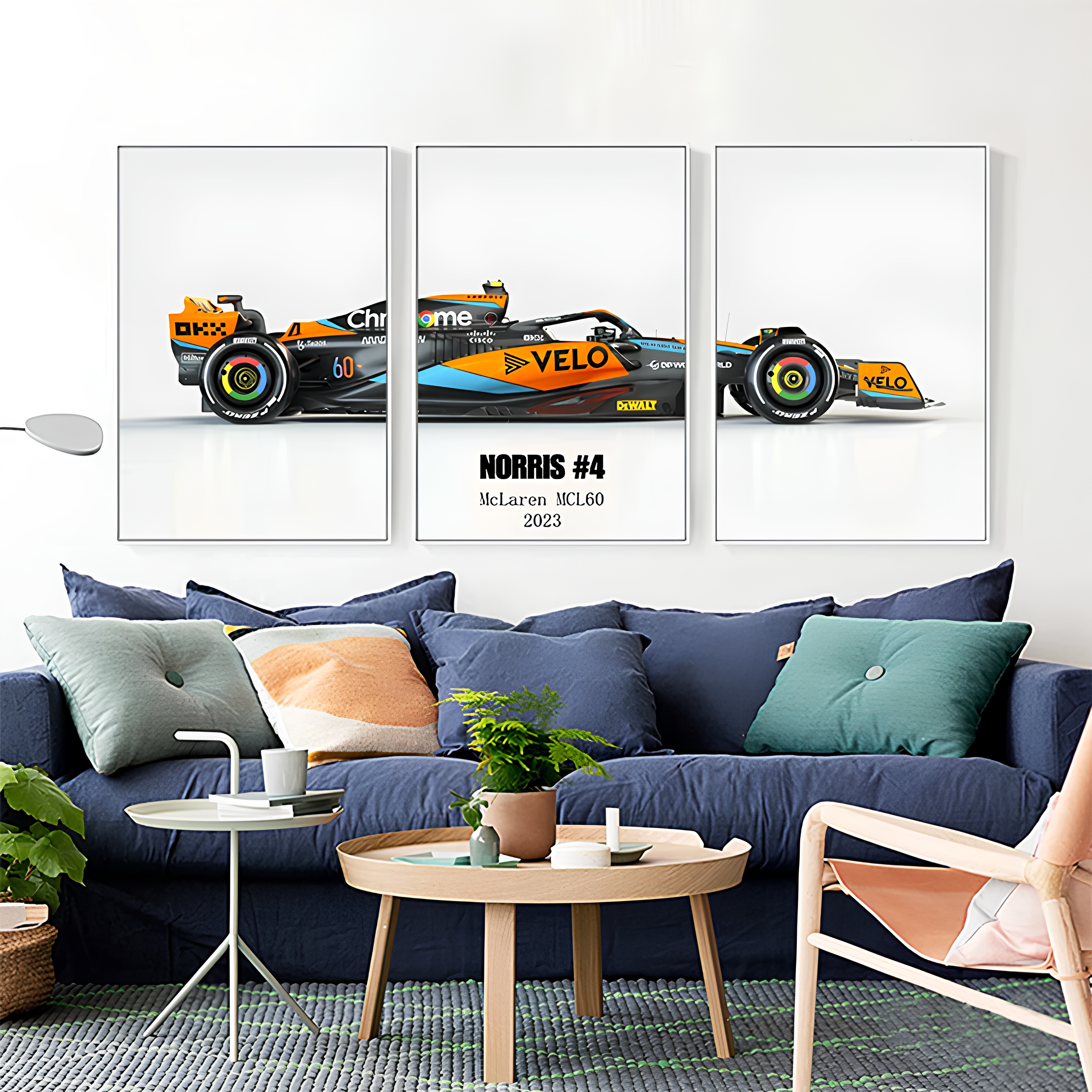 Pôster / Quadro Decorativo Fórmula 1 McLaren MCL60 #4
