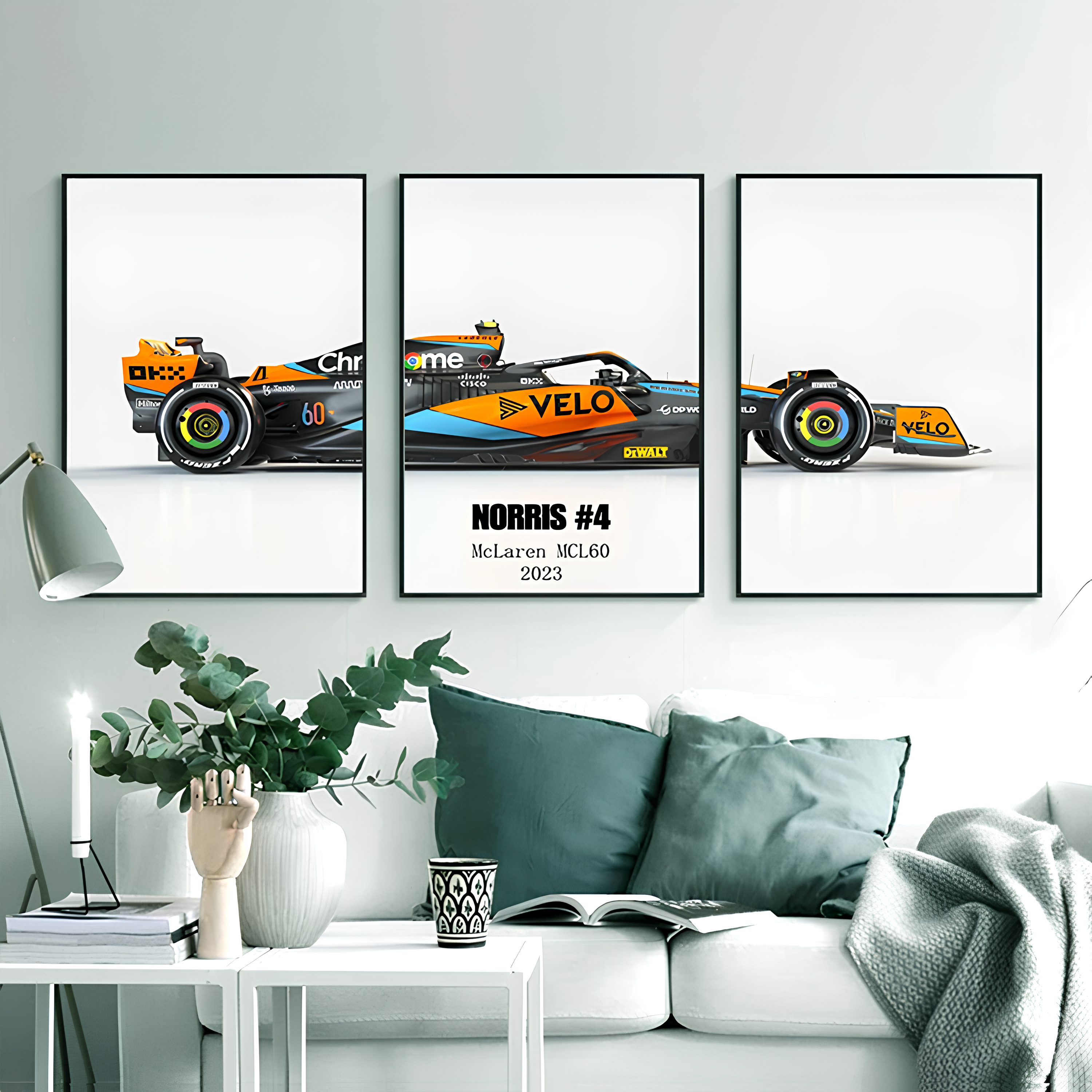 Pôster / Quadro Decorativo Fórmula 1 McLaren MCL60 #4