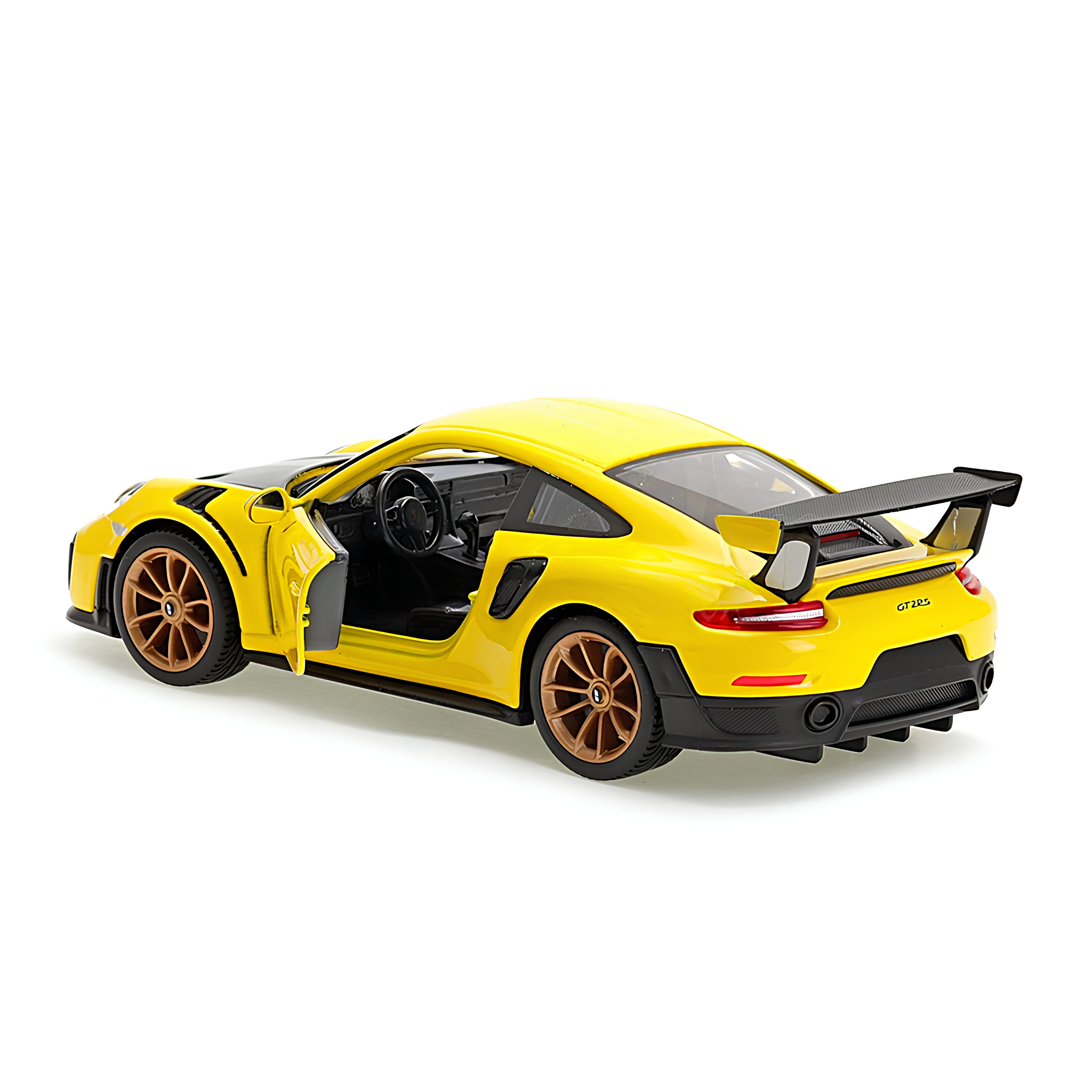 Miniatura Porsche 911 GT2 1:24 Amarelo
