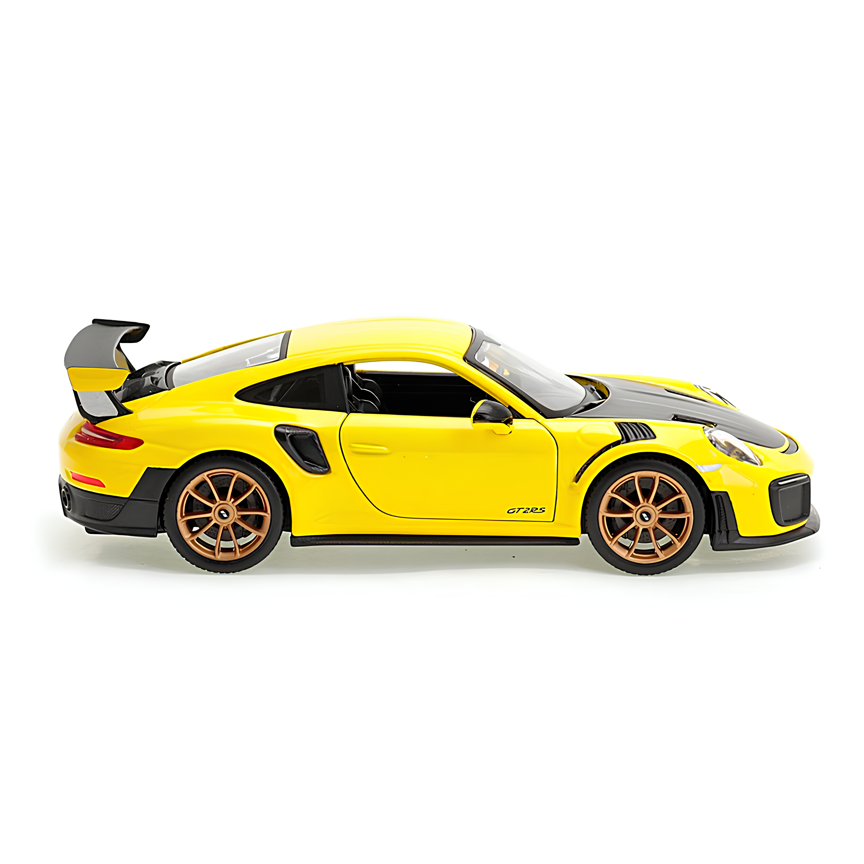 Miniatura Porsche 911 GT2 1:24 Amarelo