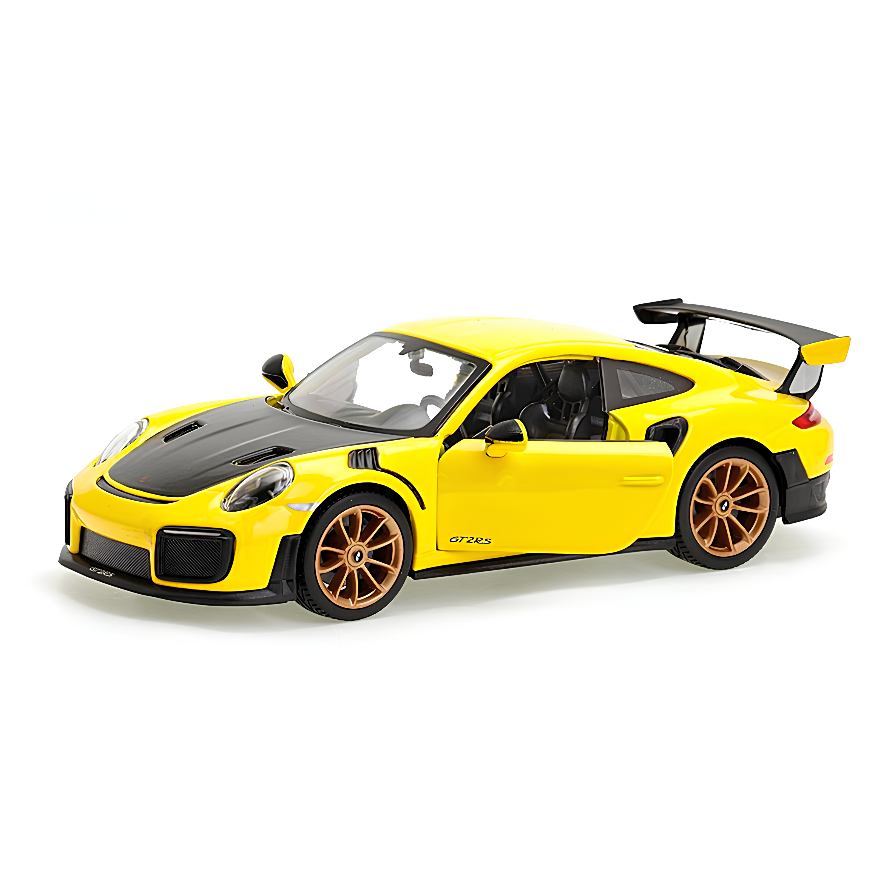 Miniatura Porsche 911 GT2 1:24 Amarelo