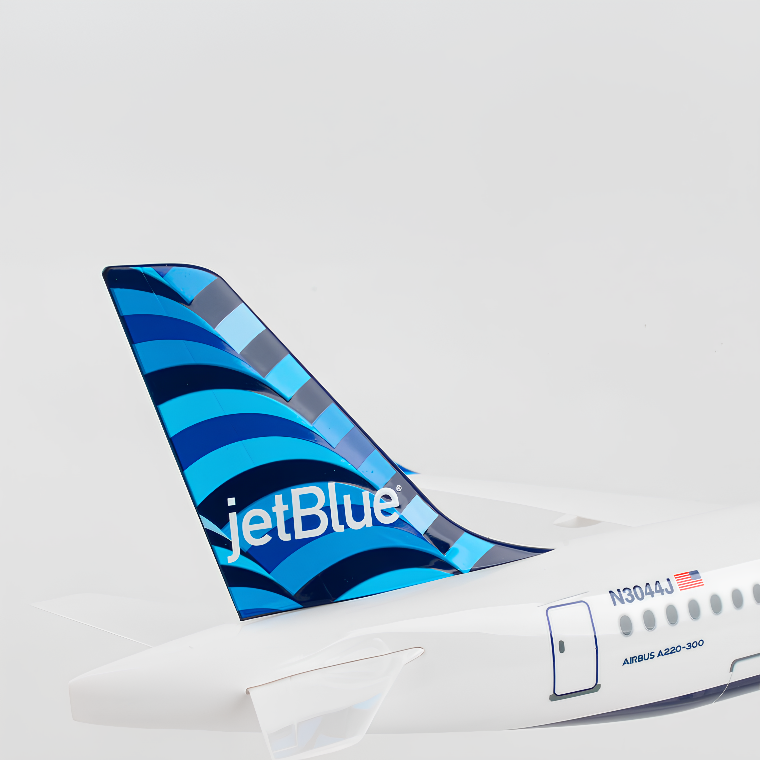 Miniatura Avião JetBlue A220-300 1:100