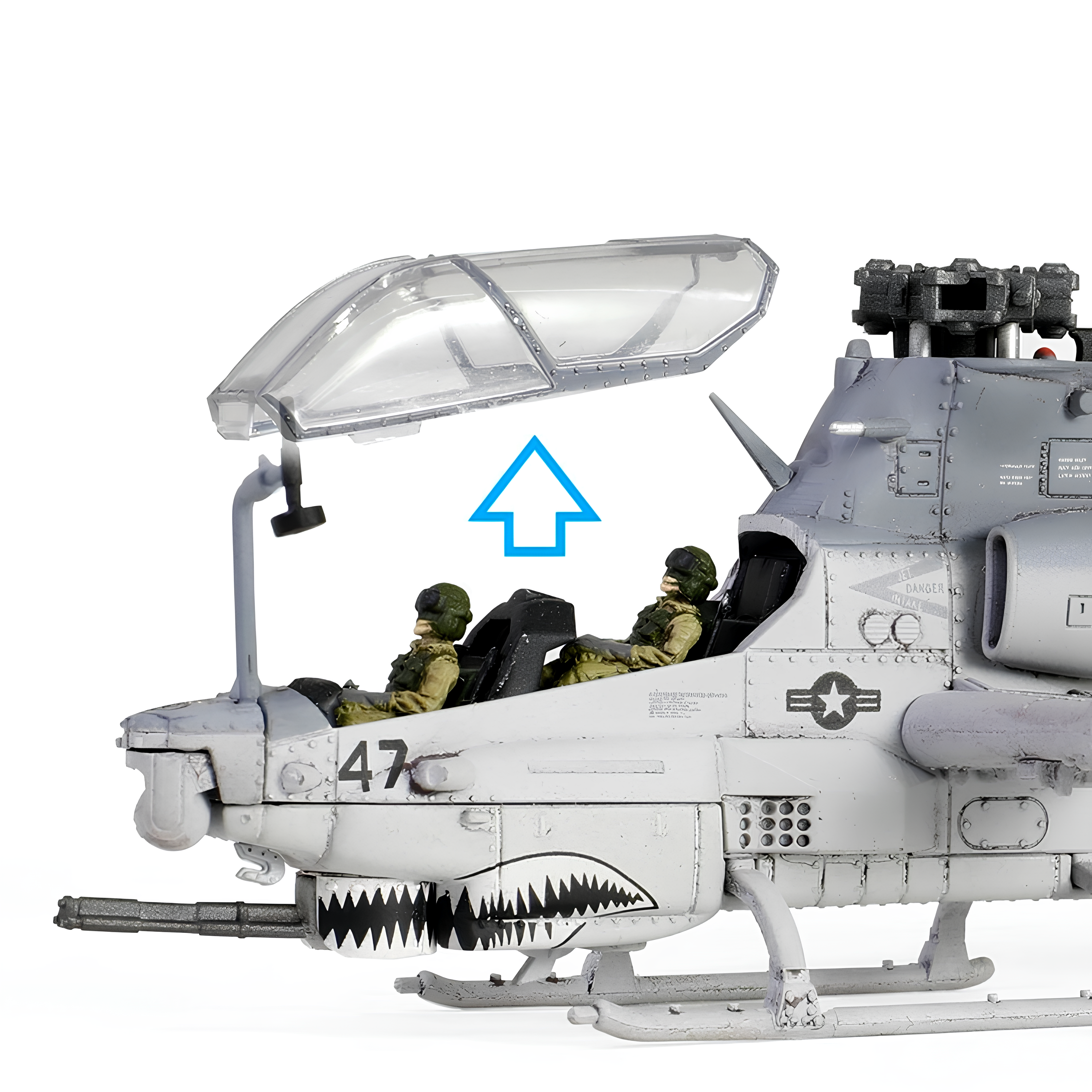 Miniatura Helicóptero de Ataque Bell AH-1Z Viper 1:72
