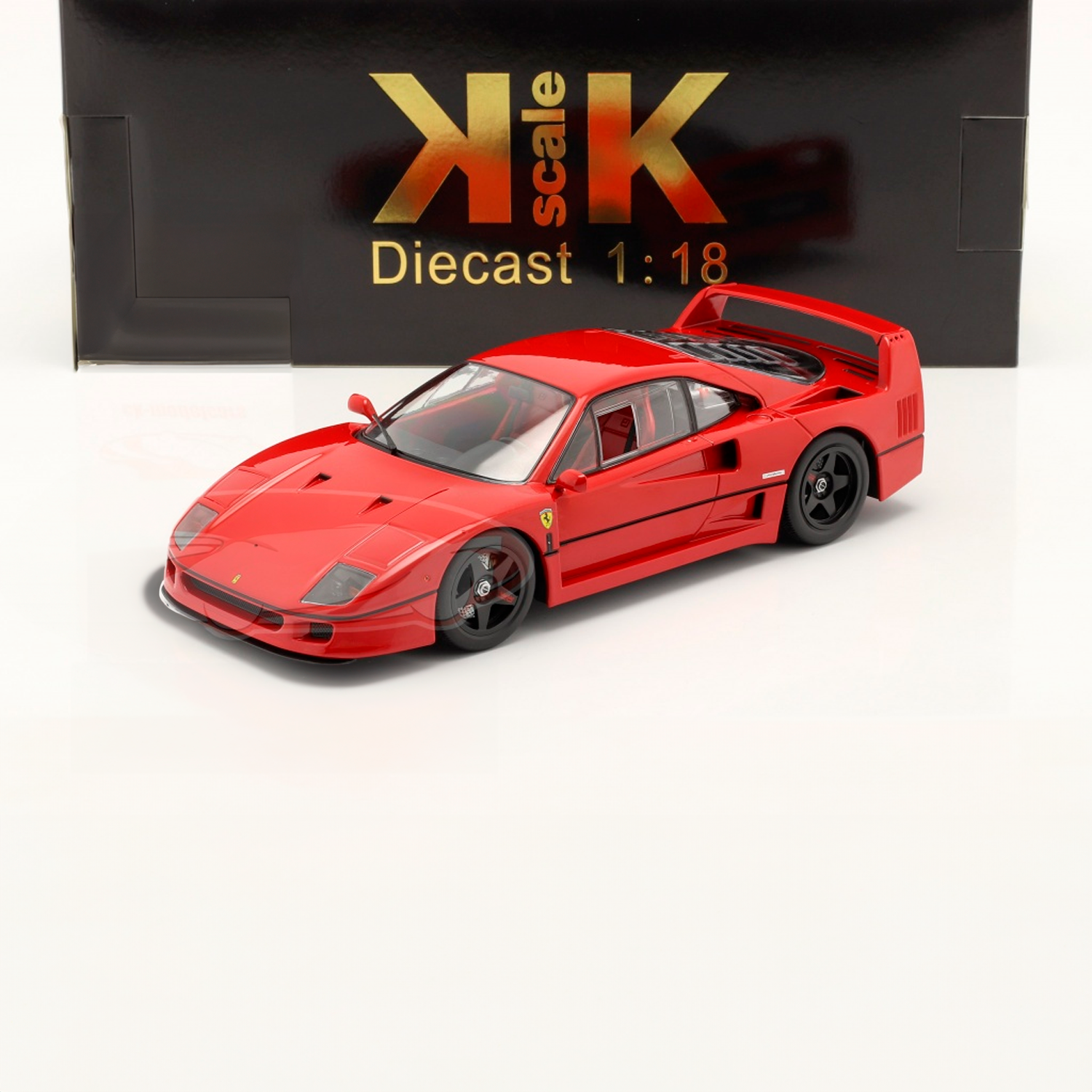 Miniatura Ferrari F40 Lightweight 1990 1:18 Vermelho