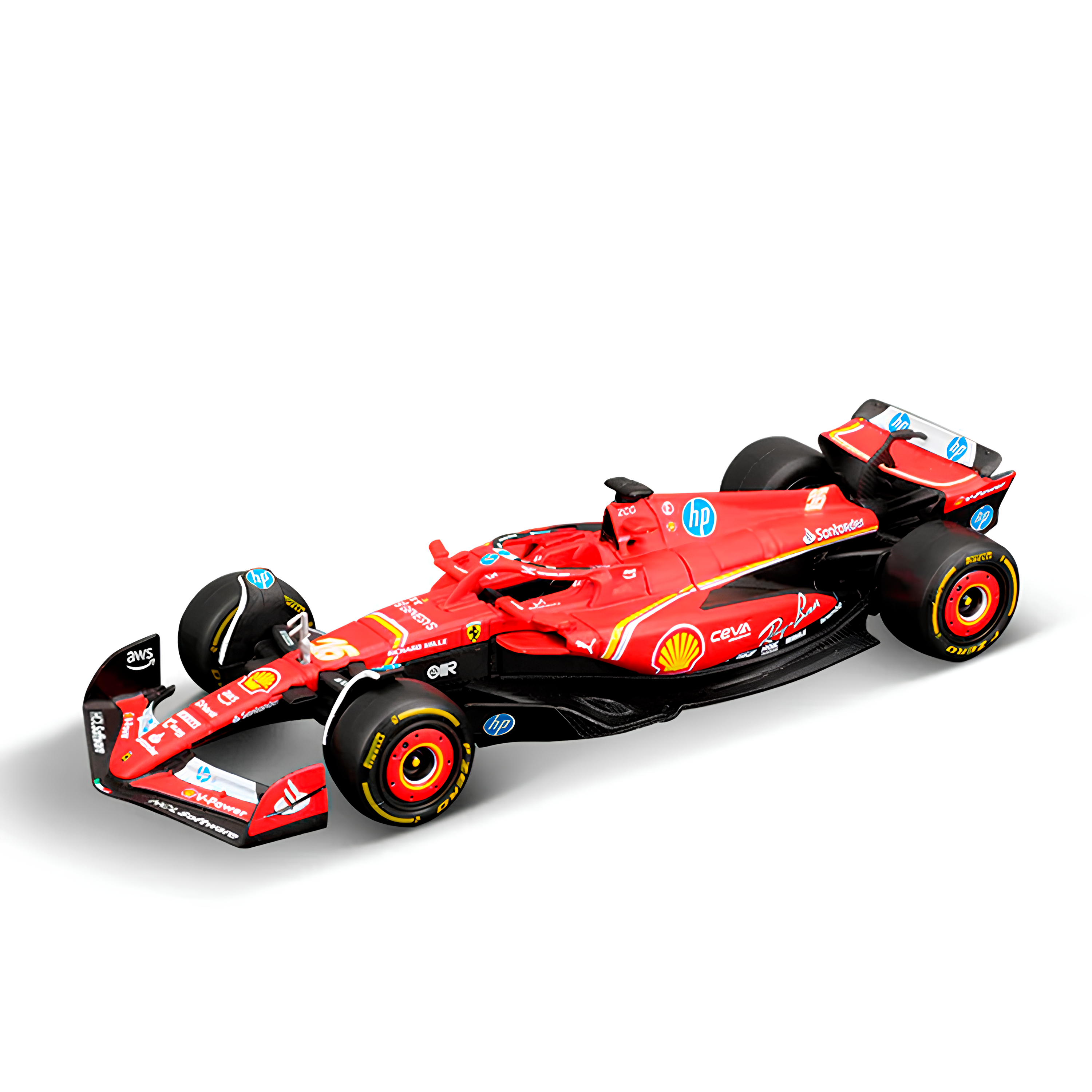 LANÇAMENTO (2024) F1 Miniaturas Pack Ferrari SF-24 1:43