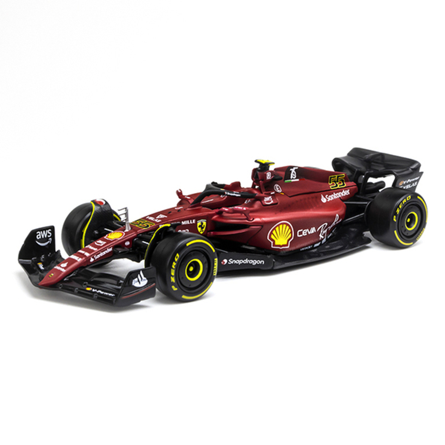 Formula 1 Miniatura 2022 Scuderia Ferrari F1 75 Carlos Sainz 55