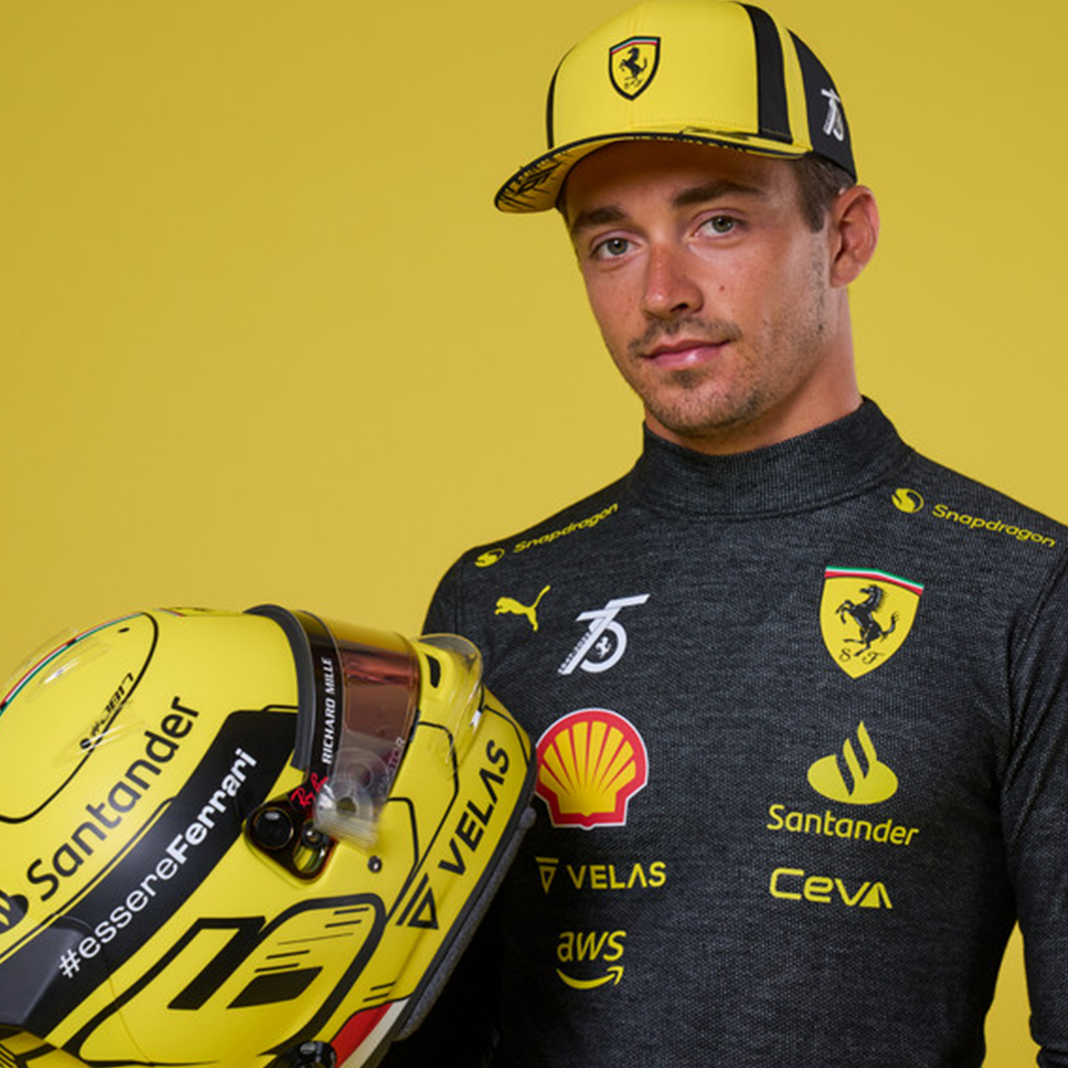 Formula 1 Miniatura 2022 Scuderia Ferrari F1 75 Edição Comemorativa GP Monza 16 Charles Leclerc