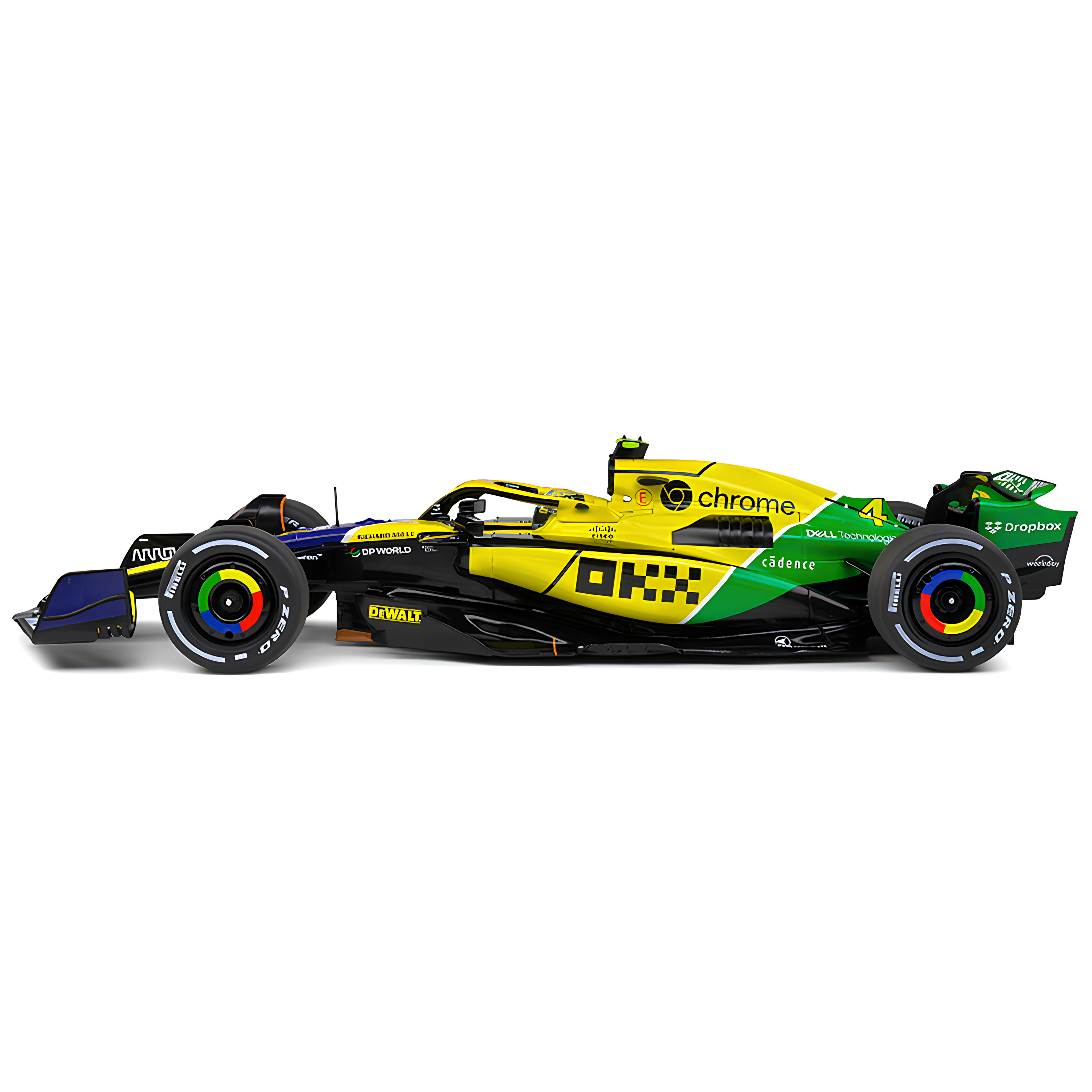 LANÇAMENTO (2024) F1 Miniatura McLaren MCL38 Senna Mônaco 1:18