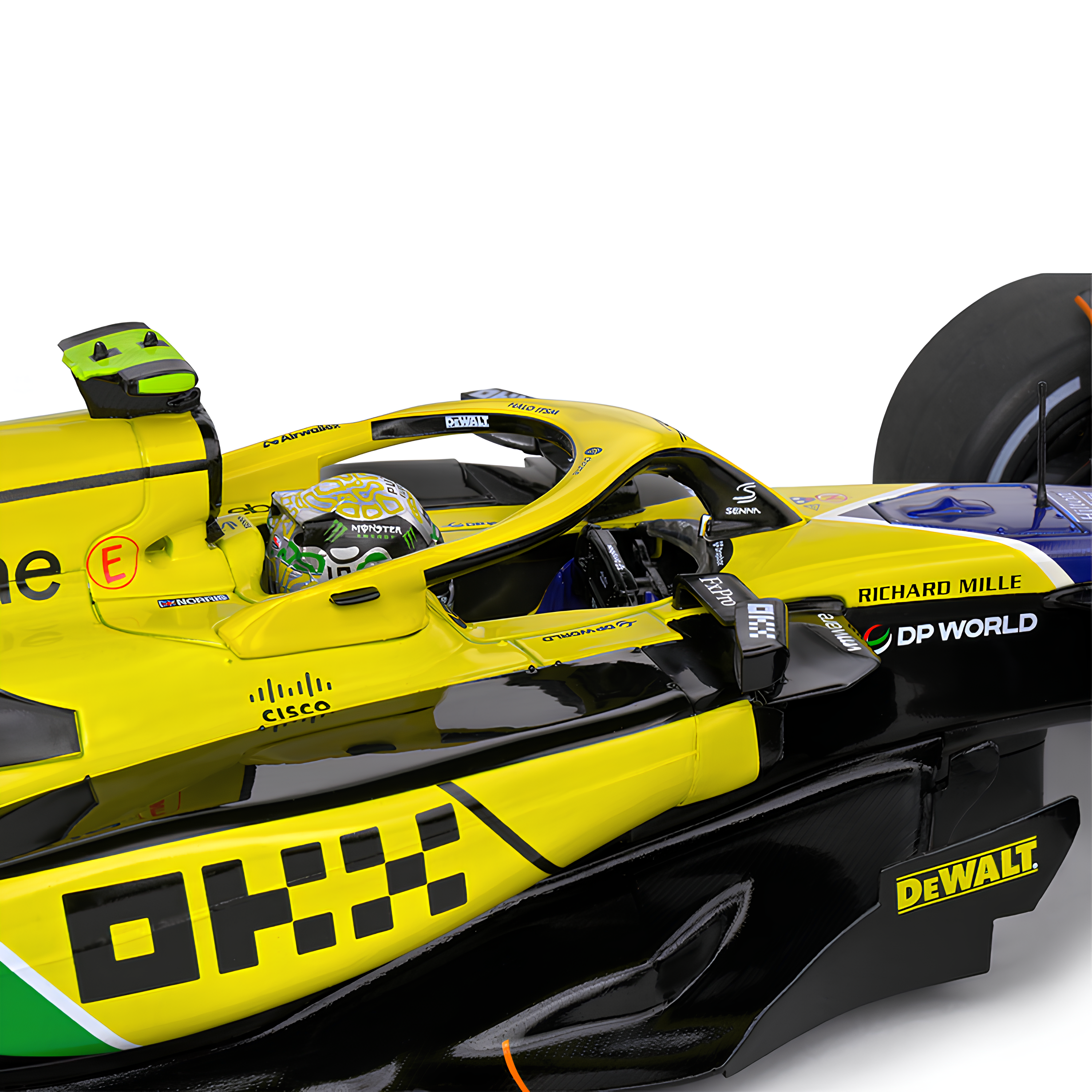 LANÇAMENTO (2024) F1 Miniatura McLaren MCL38 Senna Mônaco 1:18