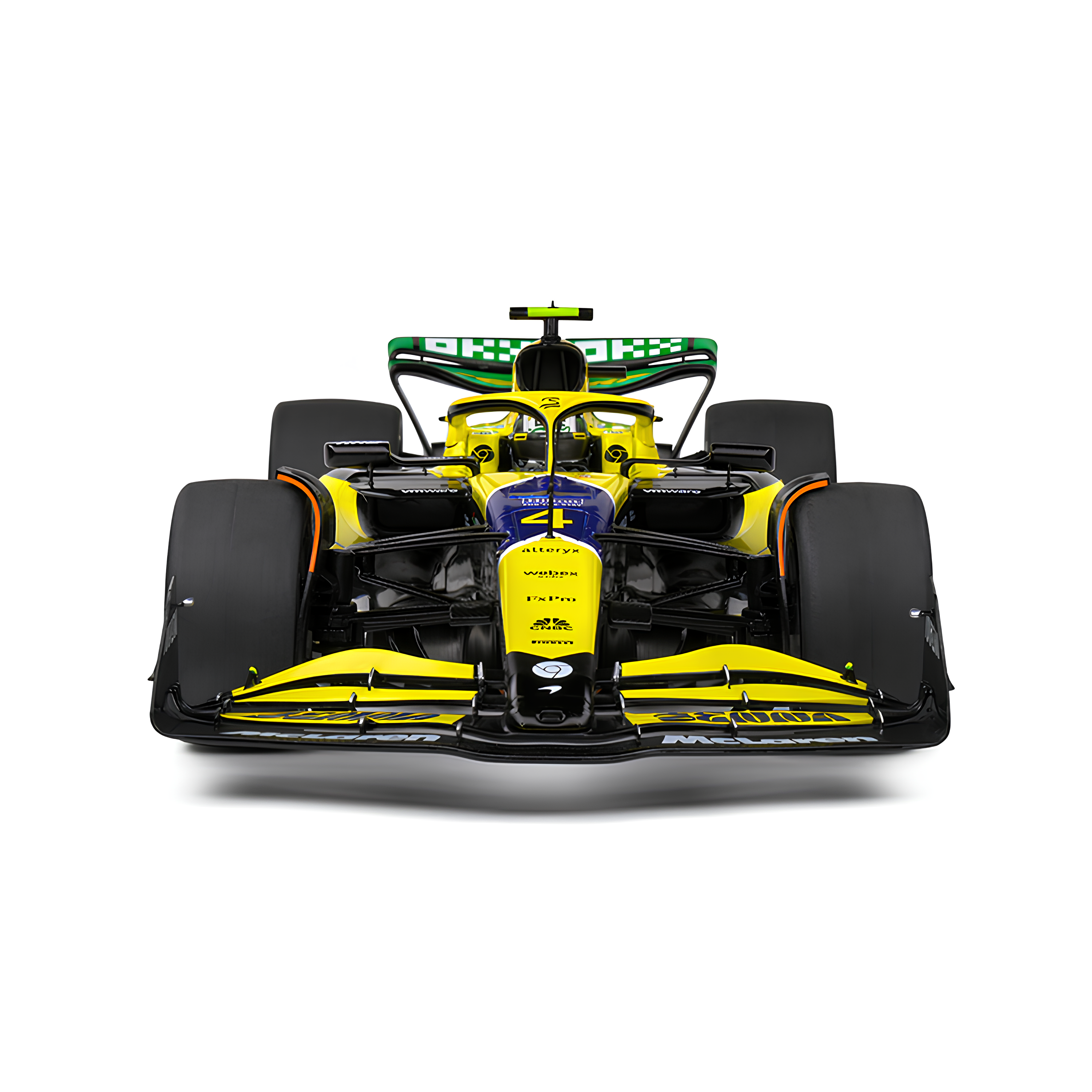 LANÇAMENTO (2024) F1 Miniatura McLaren MCL38 Senna Mônaco 1:18