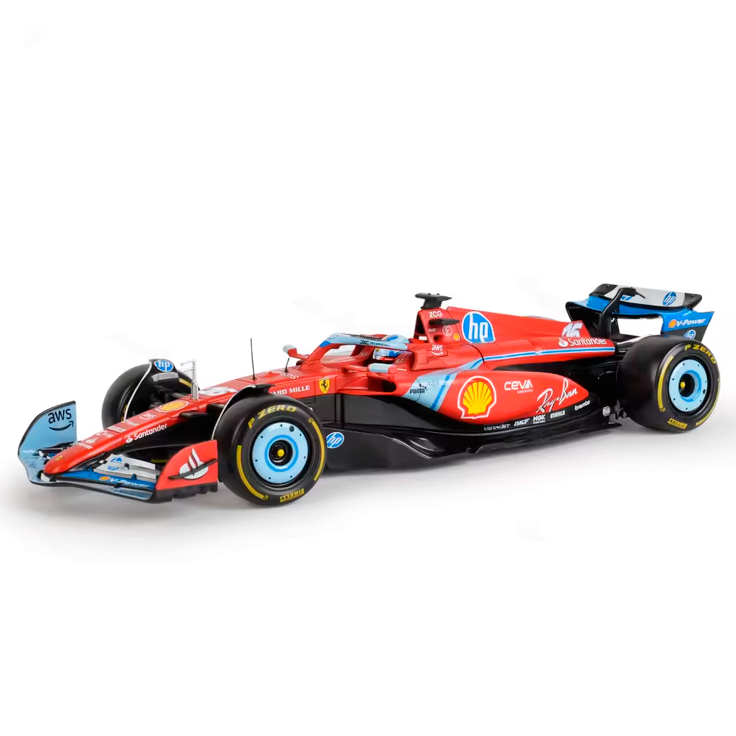 (2024) F1 Miniatura Ferrari SF-24 Miami 1:18