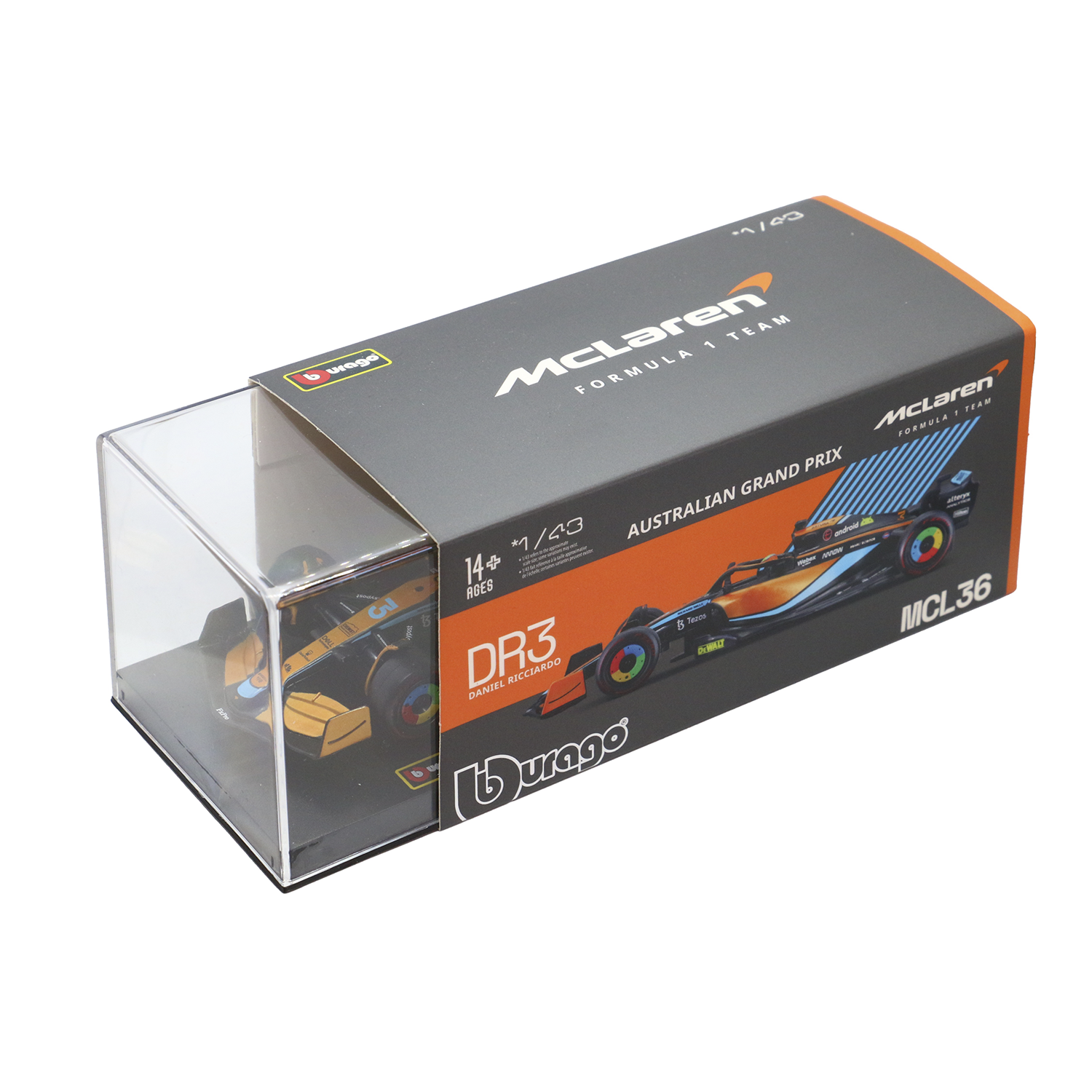 Fórmula 1 Miniatura F1 Mclaren 3 Daniel Ricciardo