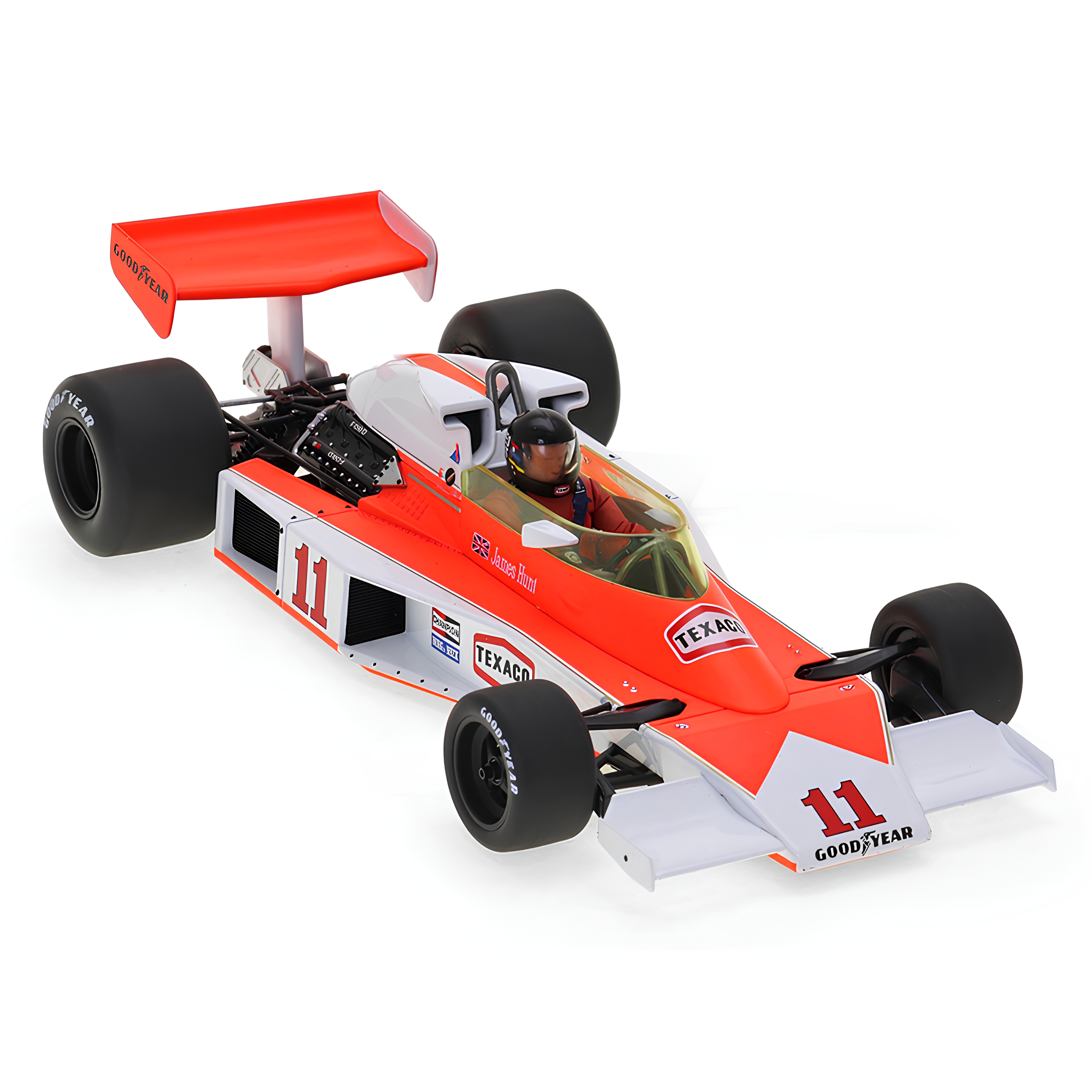 F1 Miniatura McLaren M23 Marlboro Team James Hunt Campeão do Mundo 1976 1:18