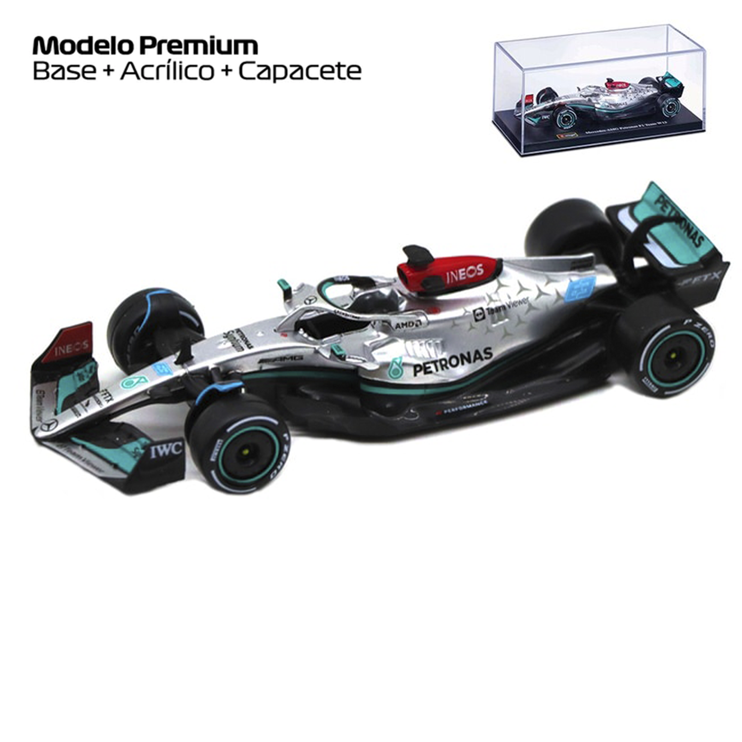 Formula 1 Miniatura 2022 F1 Mercedes-AMG W13 George Russell 63