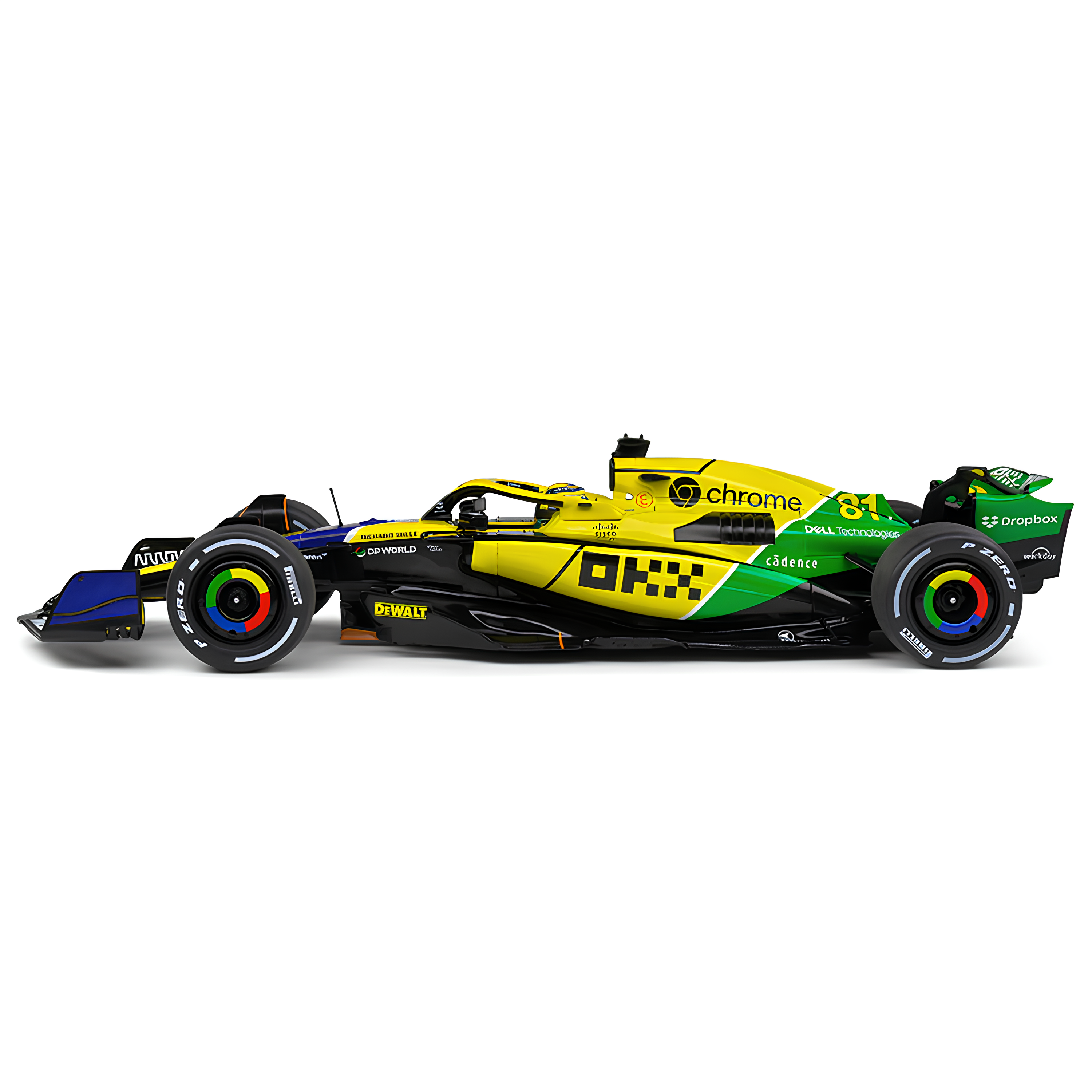 LANÇAMENTO (2024) F1 Miniatura McLaren MCL38 Senna Mônaco 1:18