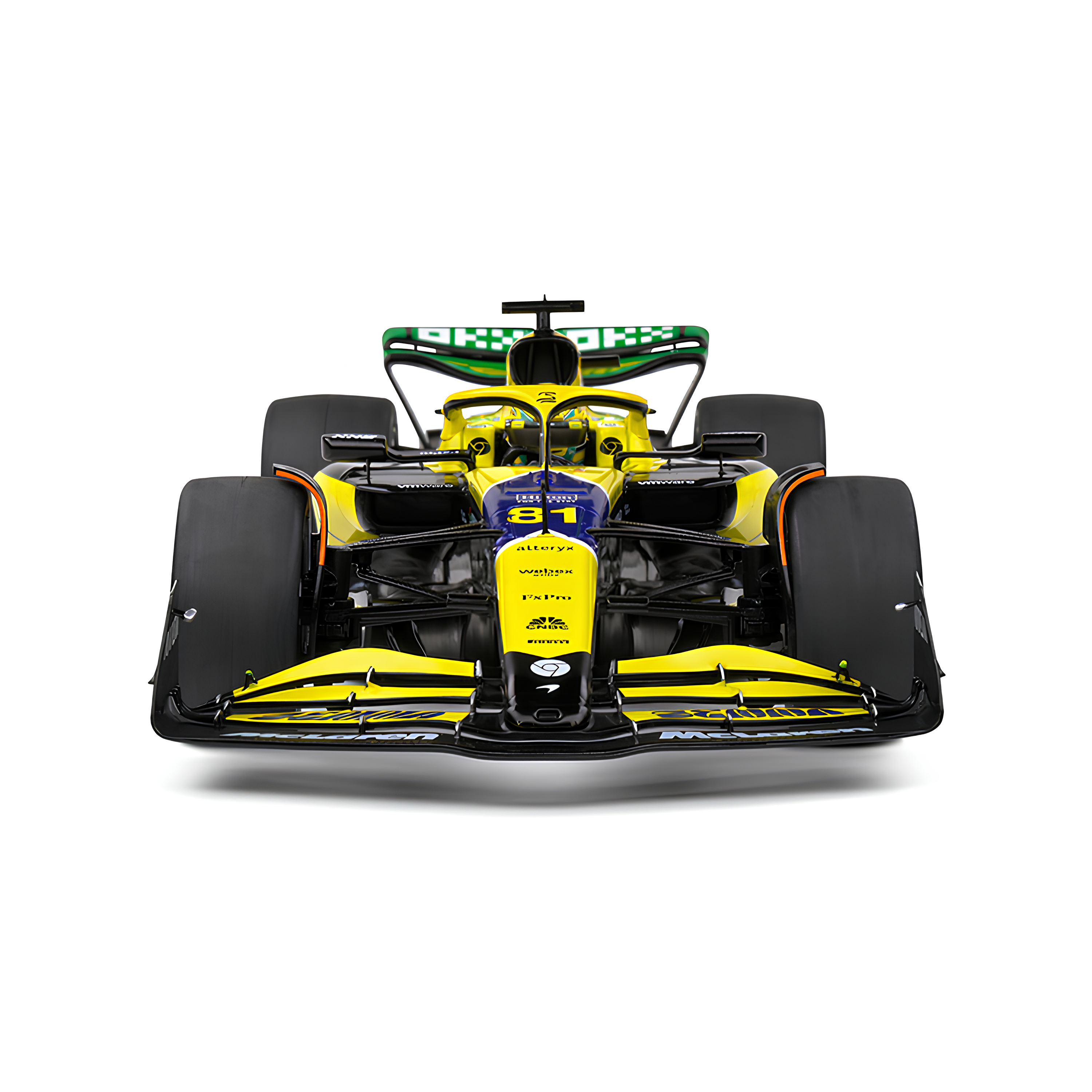 LANÇAMENTO (2024) F1 Miniatura McLaren MCL38 Senna Mônaco 1:18