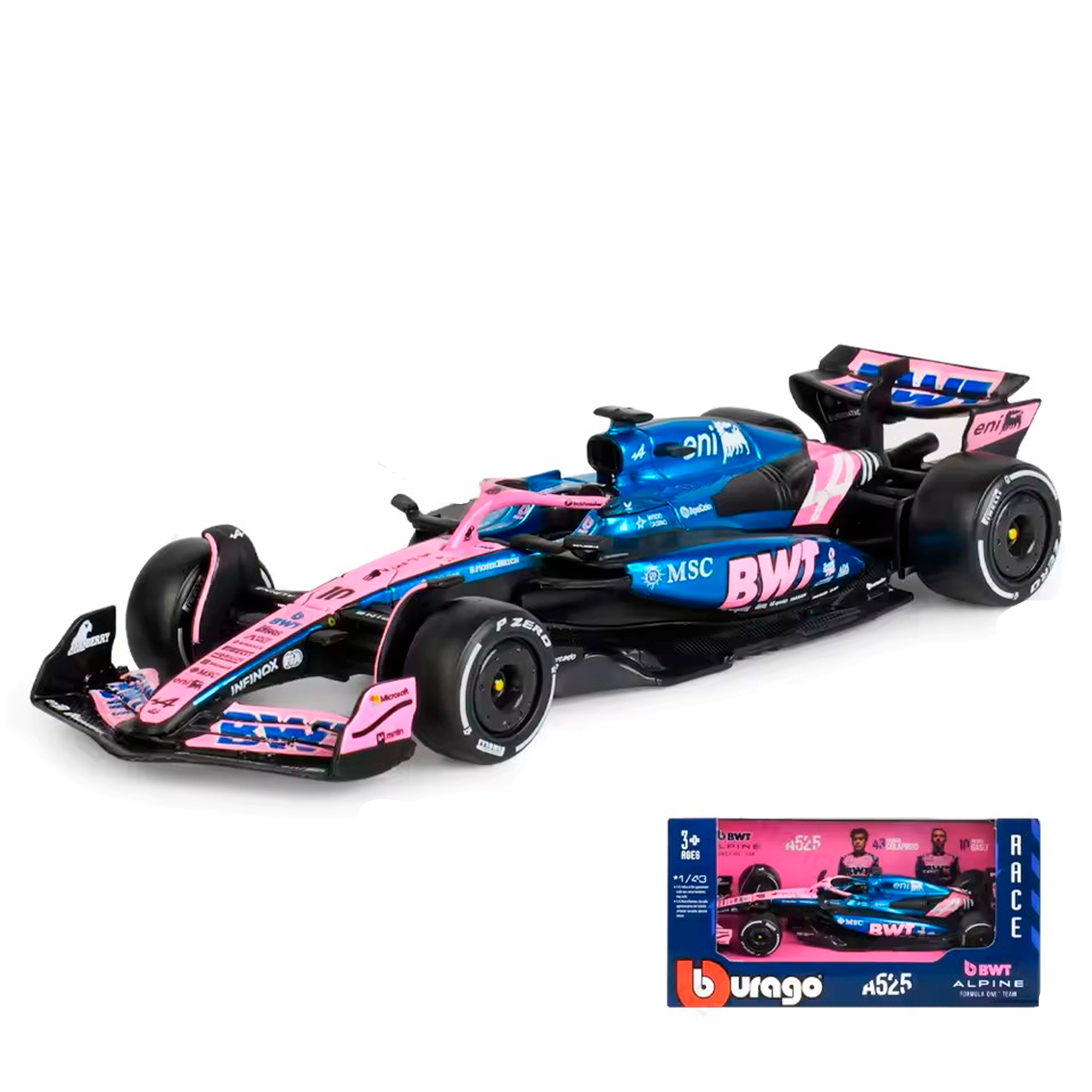 (2025) F1 Miniatura Alpine A525 #10 Pierre Gasly 1:43