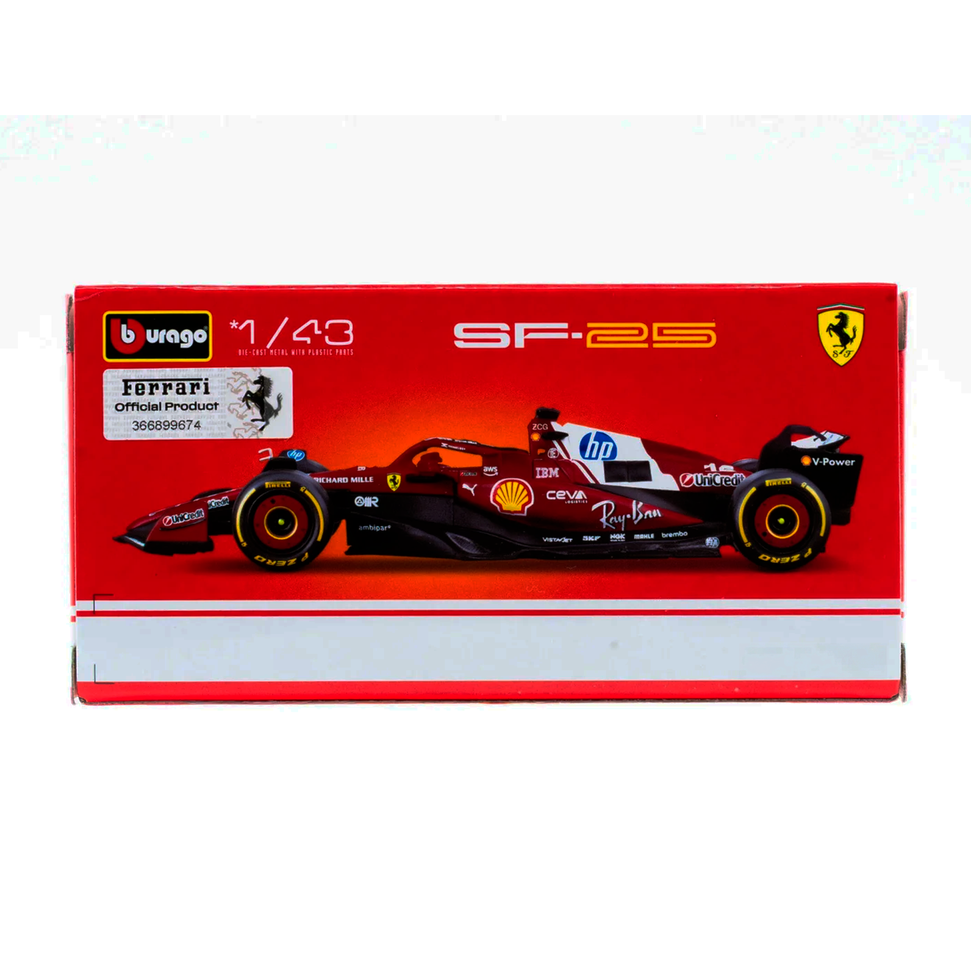 PRÉ-VENDA (2025) F1 Miniatura Scuderia Ferrari SF-25 #44 Lewis Hamilton 1:43