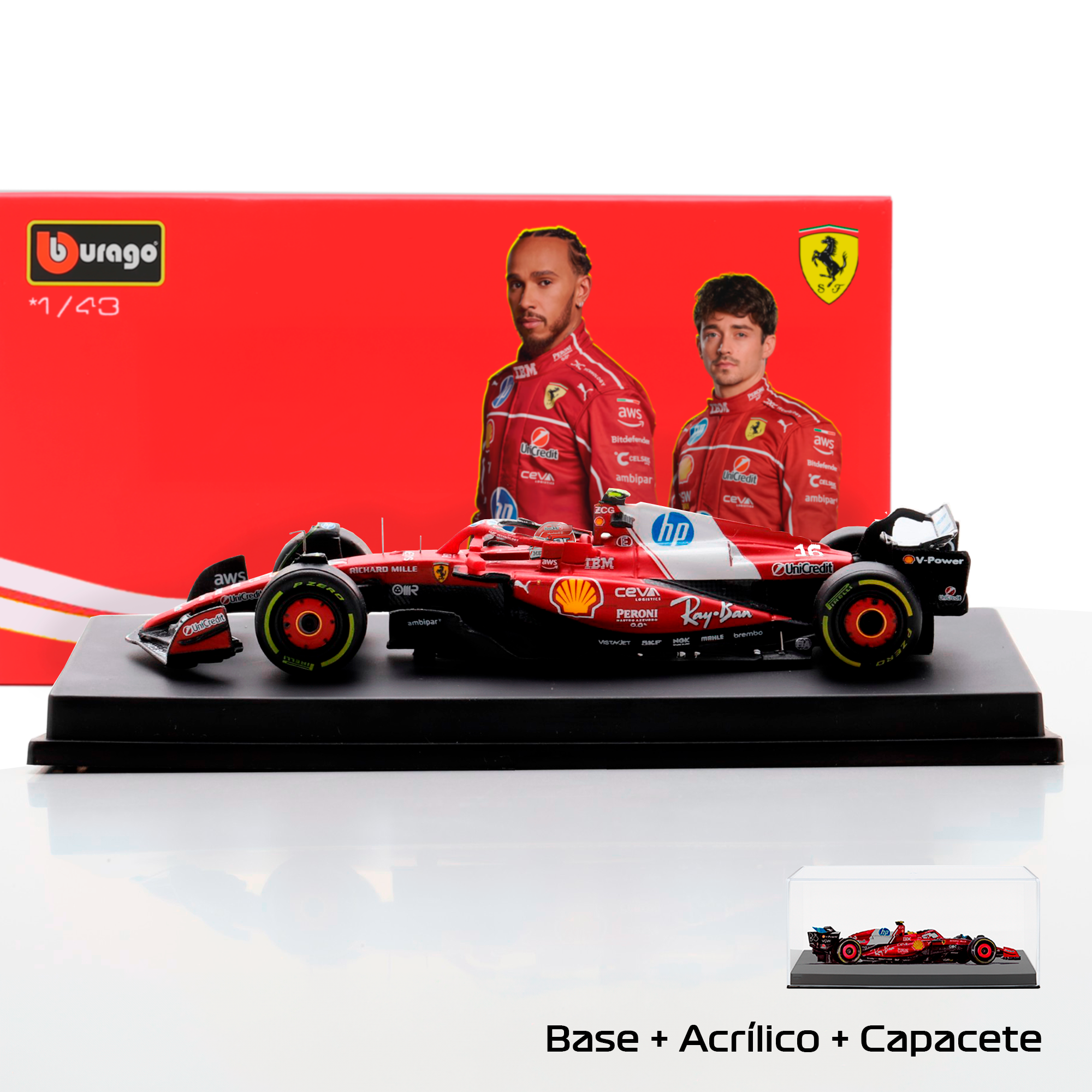 (2025) F1 Miniatura Scuderia Ferrrari SF-25 1:43
