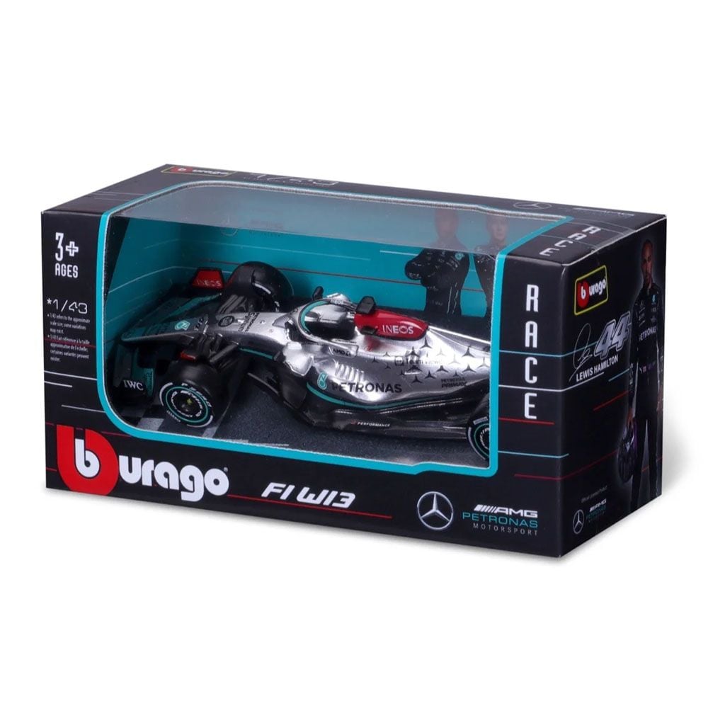 Formula 1 Miniatura 2022 F1 Mercedes-AMG W13 Lewis Hamilton 44