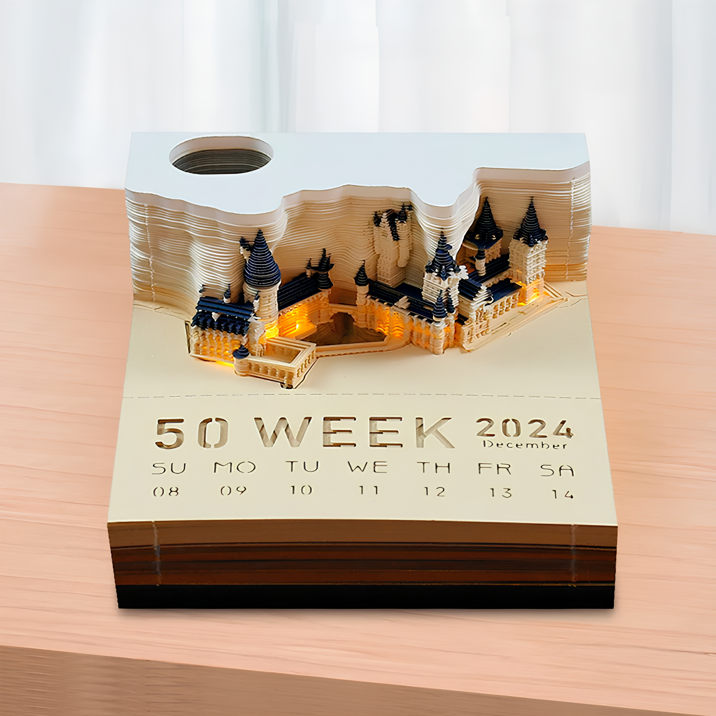 Hogwarts - Calendário 3D 2024
