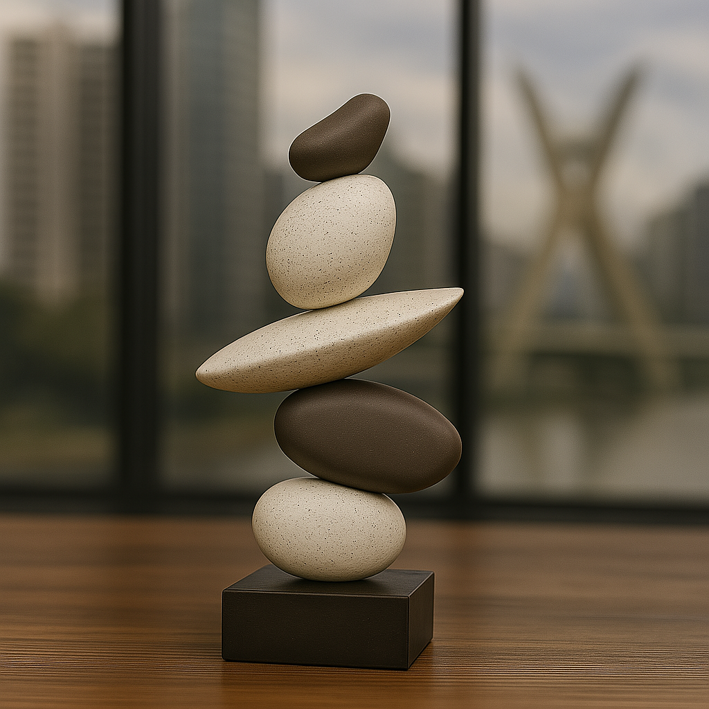 Escultura Morderna Moledro em Resina