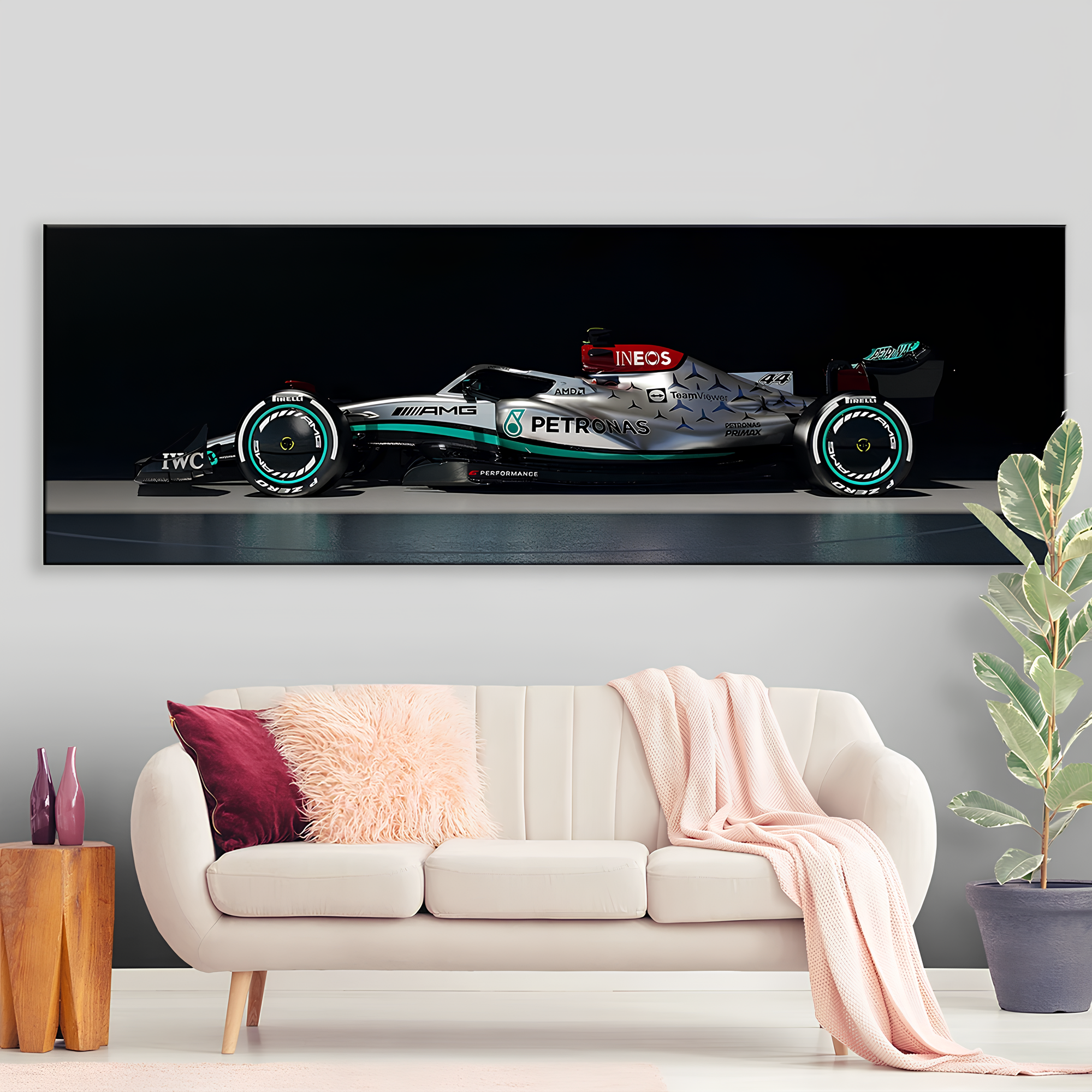 Pôster / Quadros Decorativos Fórmula 1  Mercedes-AMG