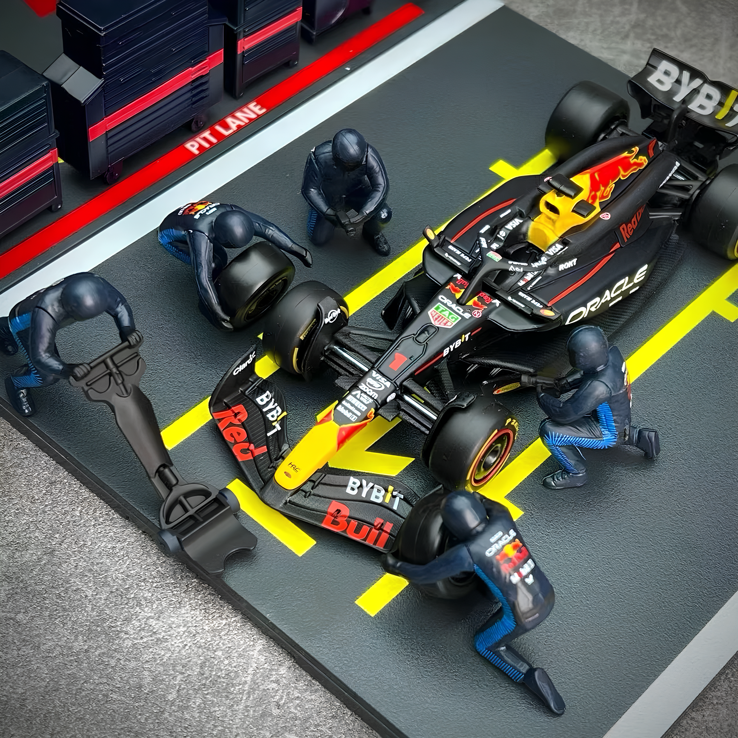 (2024) F1 Miniatura Boxes Pit Pass Escala 1:43