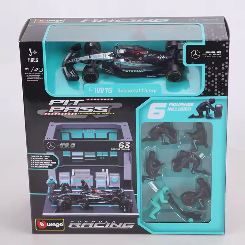 (2024) F1 Miniatura Boxes Pit Pass Escala 1:43