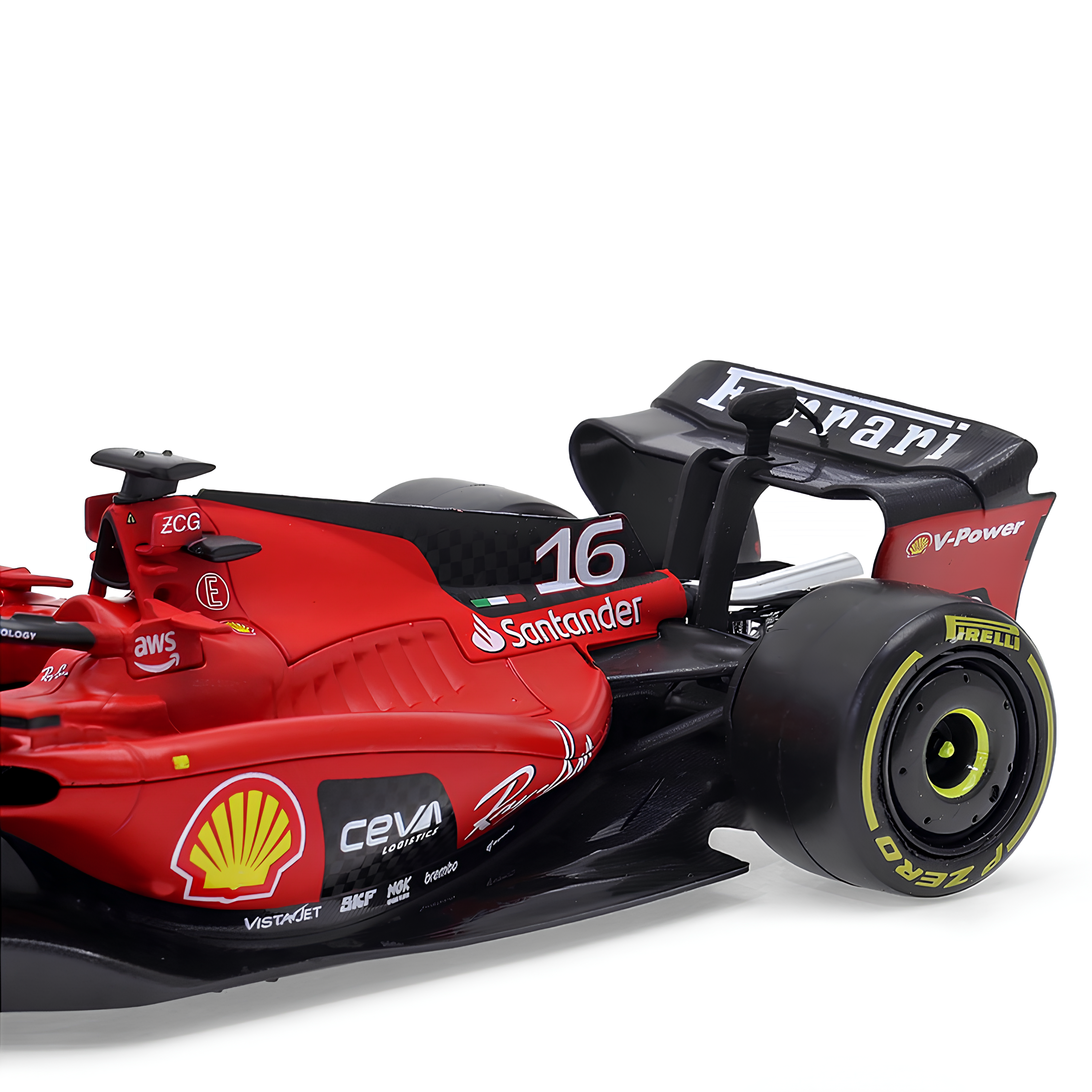 (2023) F1 Miniatura Ferrari SF-23 #16 Charles Leclerc 1:24 + Piloto