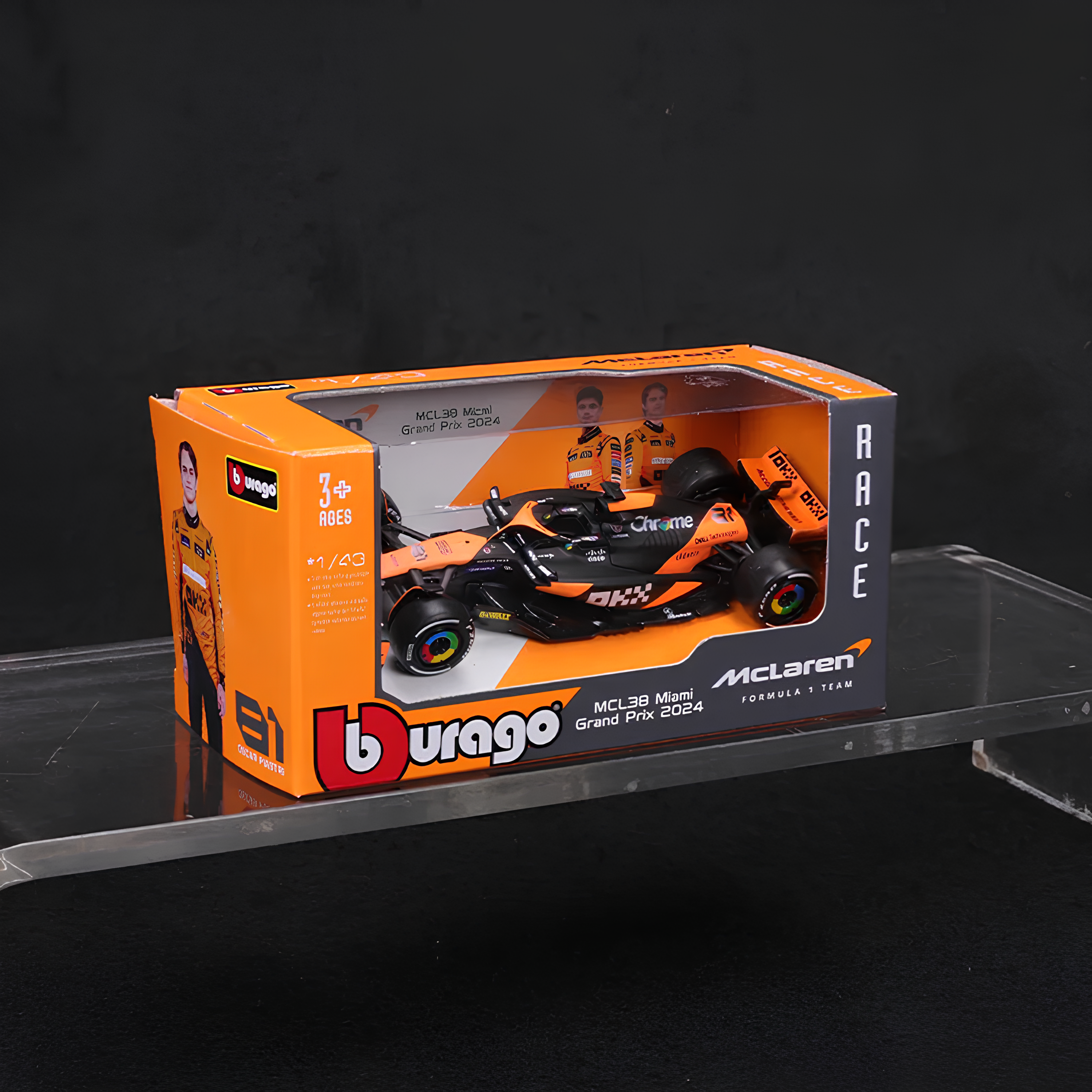 (2024) F1 Miniatura McLaren MCL38 1:43