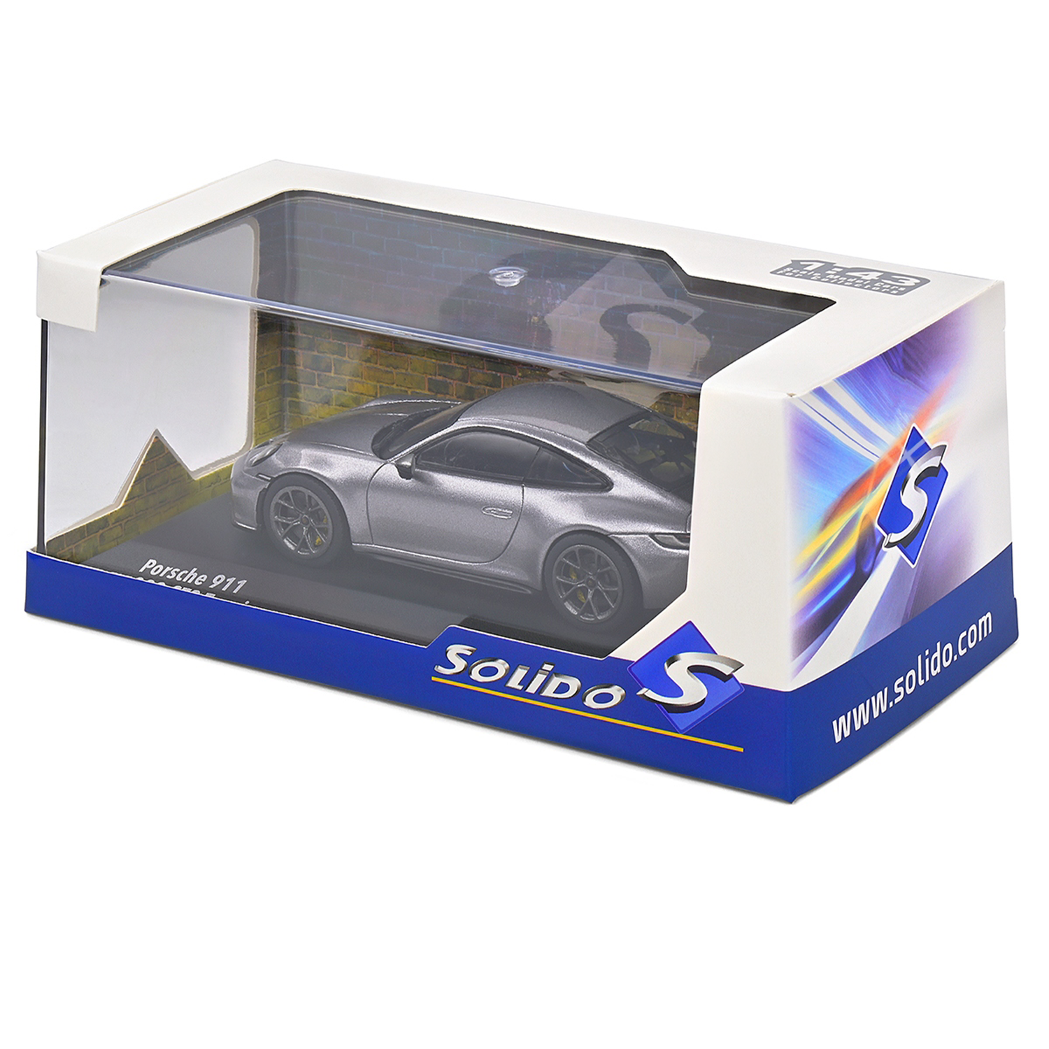 Miniatura Porsche GT3 Touring 2023 1:43 Cinza