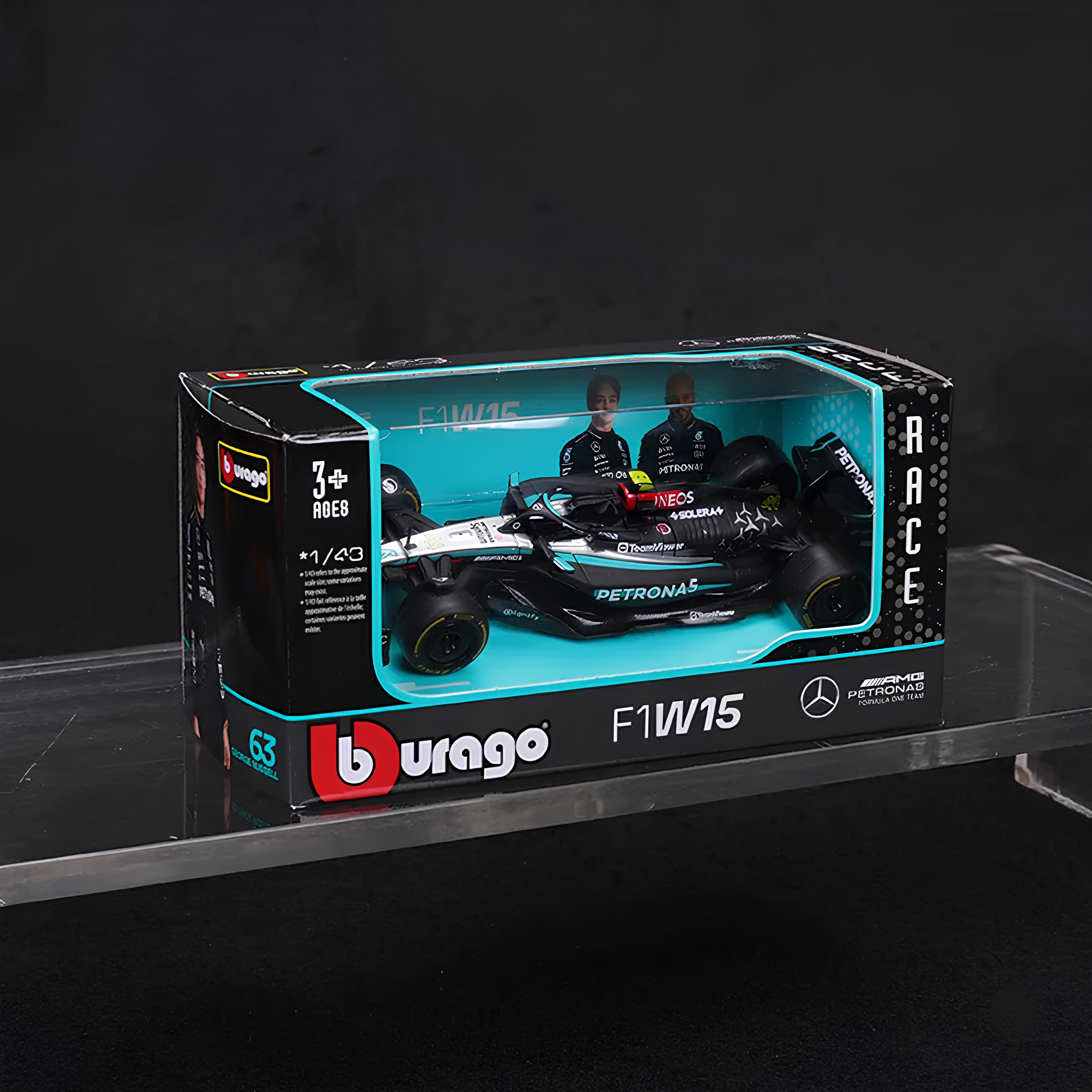(2024) F1 Miniatura Mercedes-AMG W15 #44 Lewis Hamilton 1:43