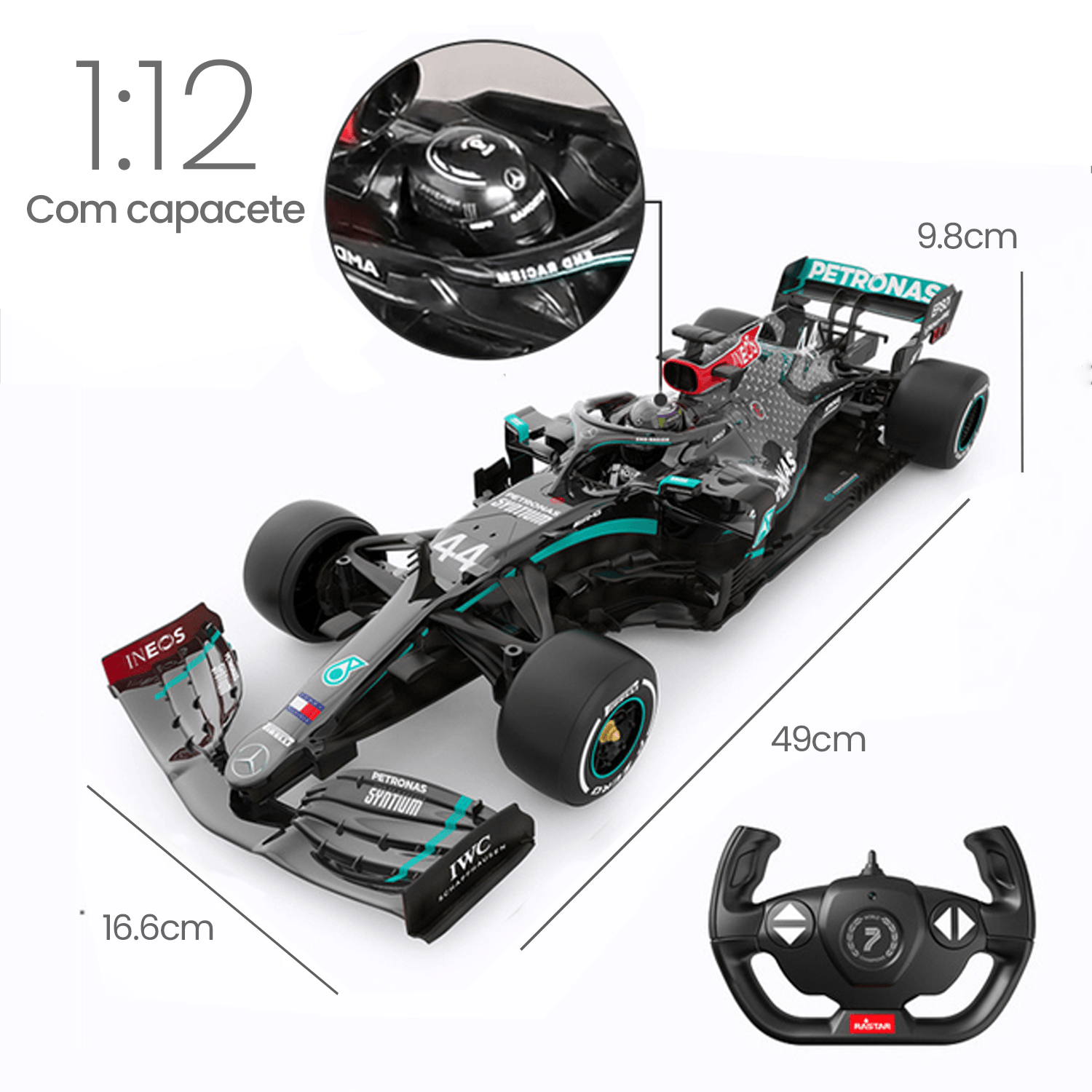 1:18 Mercedes-AMG W11 Fórmula 1 - Homenge