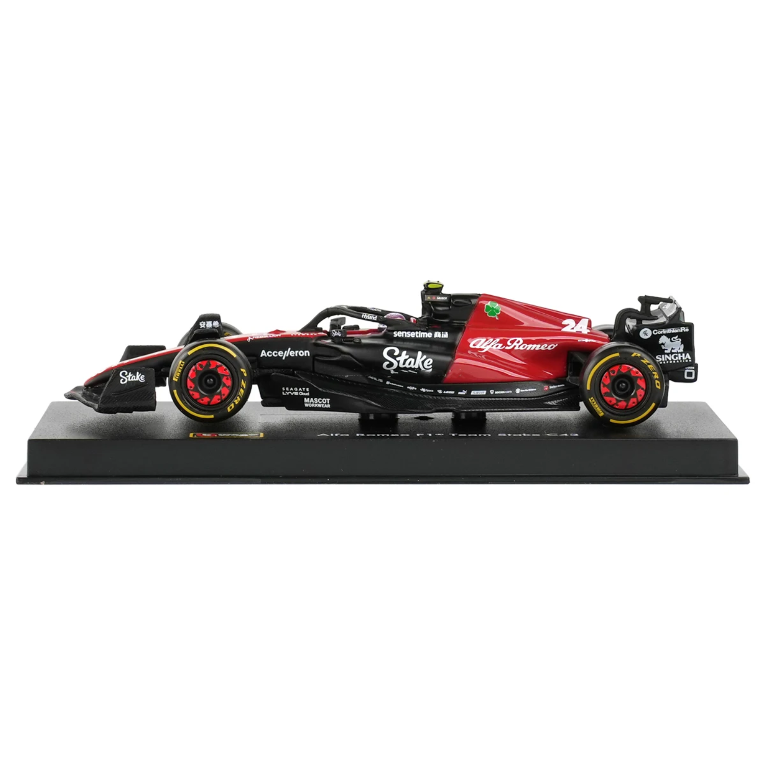 (2023) F1 Miniatura Alfa Romeo C43 #24 Guanyu Zhou 1:43